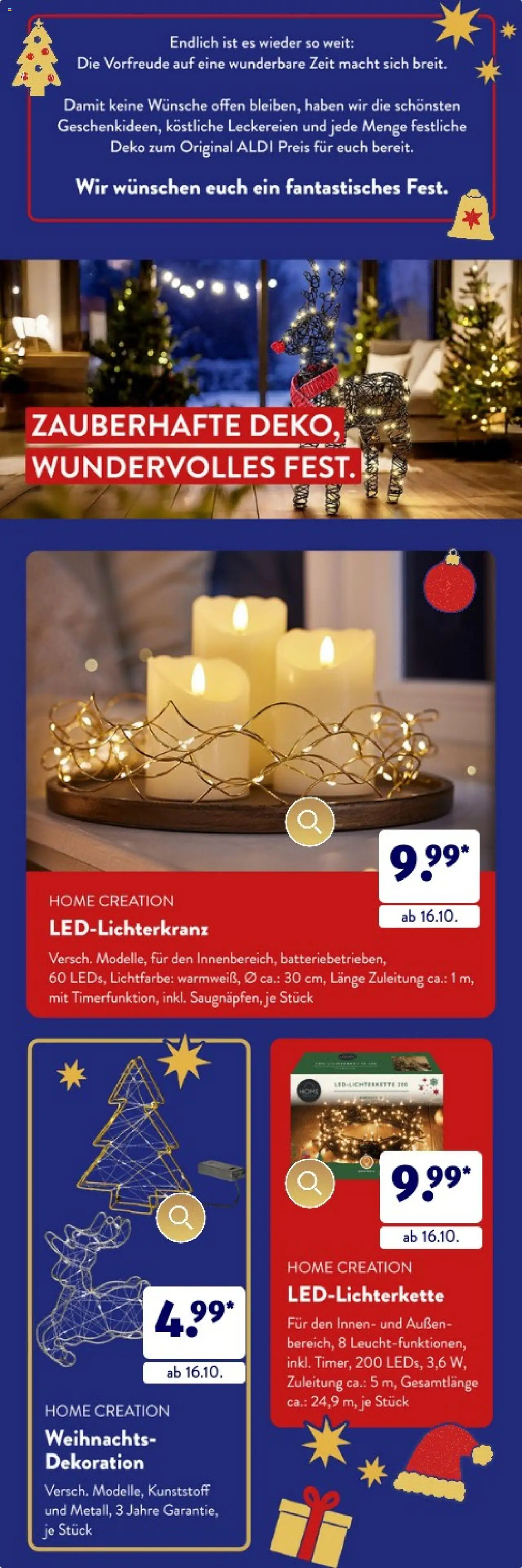 Aldi Süd Weihnachtsbroschüre Oktober – gültig ab 11.10.2025 | Seite: 2 | Produkte: Home creation