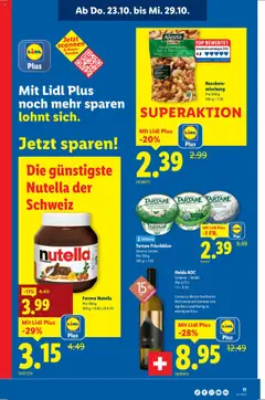 Lidl Aktionen ab 23.10.2025 gültig | Seite: 11 | Produkte: Weißwein, Spabad, Knoblauch, Top
