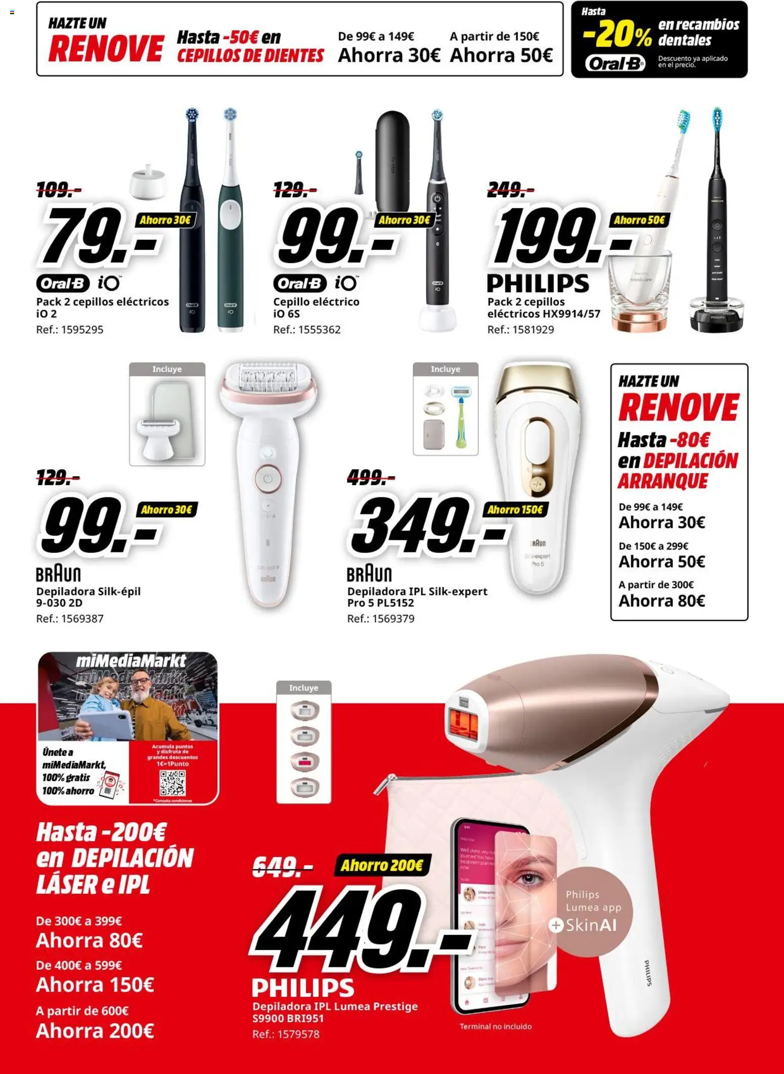 Media Markt folleto │ válido desde el 11.03.2026 | Página: 5 | Productos: Cepillo, Depiladora
