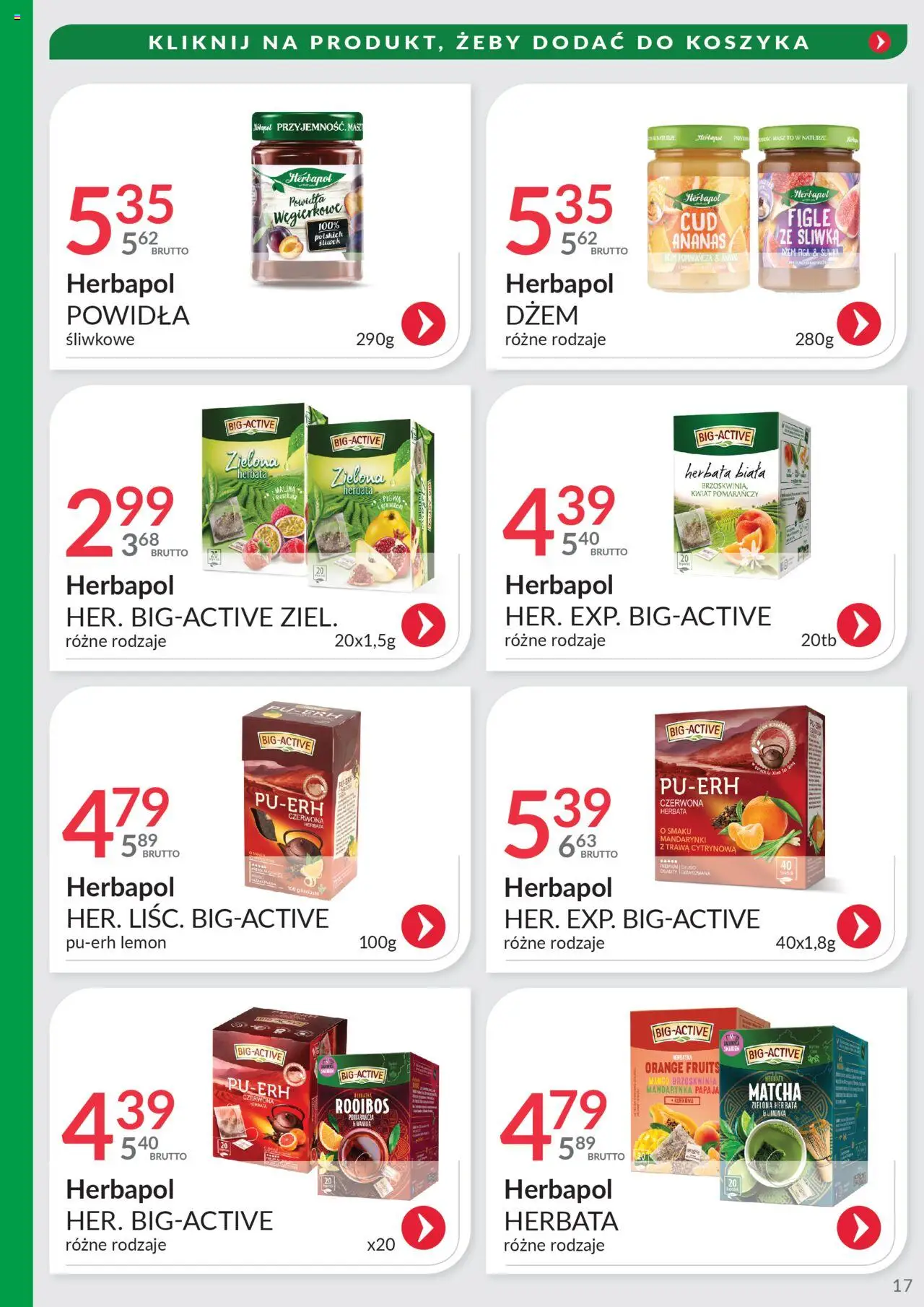 Eurocash Gazetka - Oferta Południe od 31.08.2025 | Strona: 17 | Produkty: Brzoskwinia, Malina, Papaja, Dżem