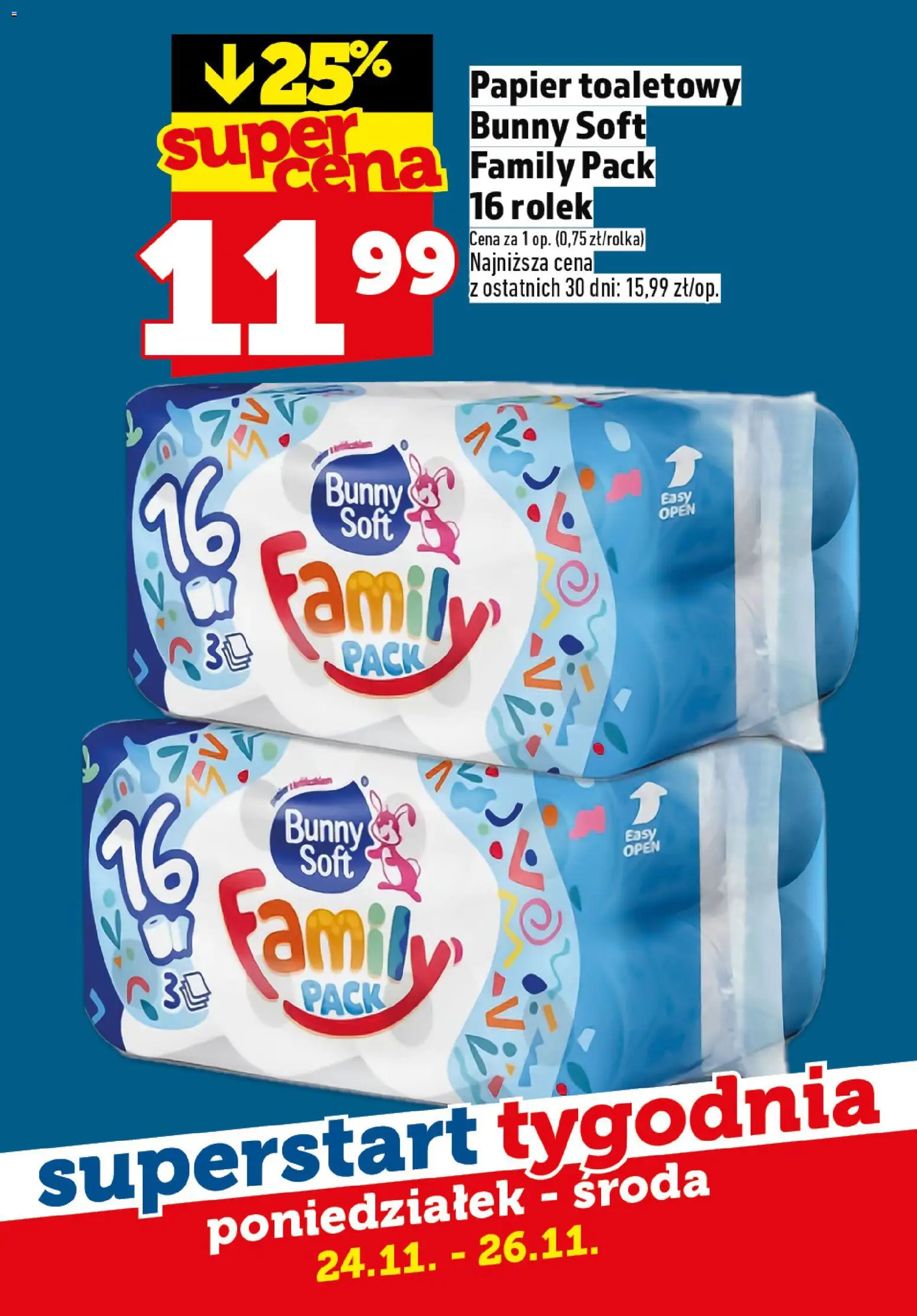 Topaz Gazetka - Superstart tygodnia od 24.11.2025 | Strona: 7 | Produkty: Papier toaletowy