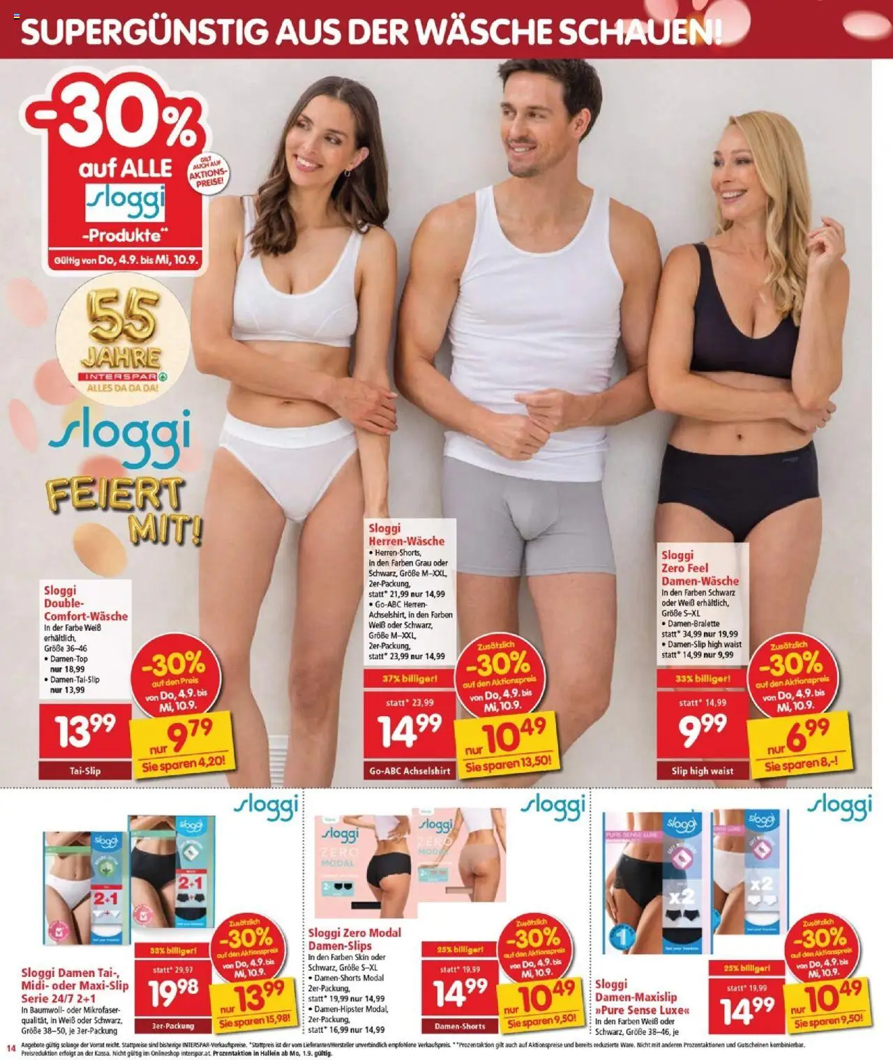 Interspar Flugblatt - Burgenland Nord gültig ab 04.09.2025 | Seite: 14 | Produkte: Slip