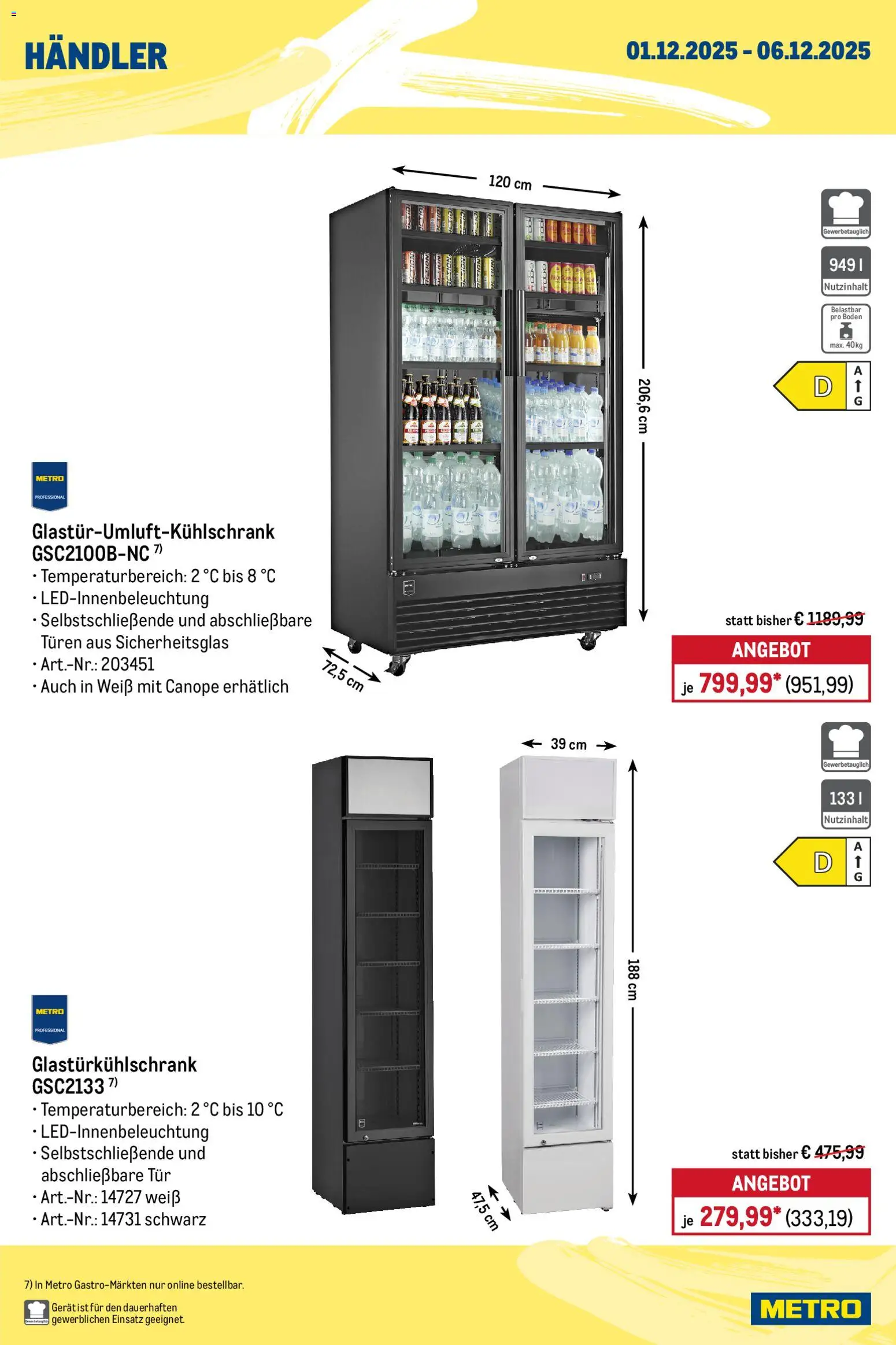 Metro - Wochen-Angebote Händler – gültig ab 01.12.2025 | Seite: 5 | Produkte: Tür