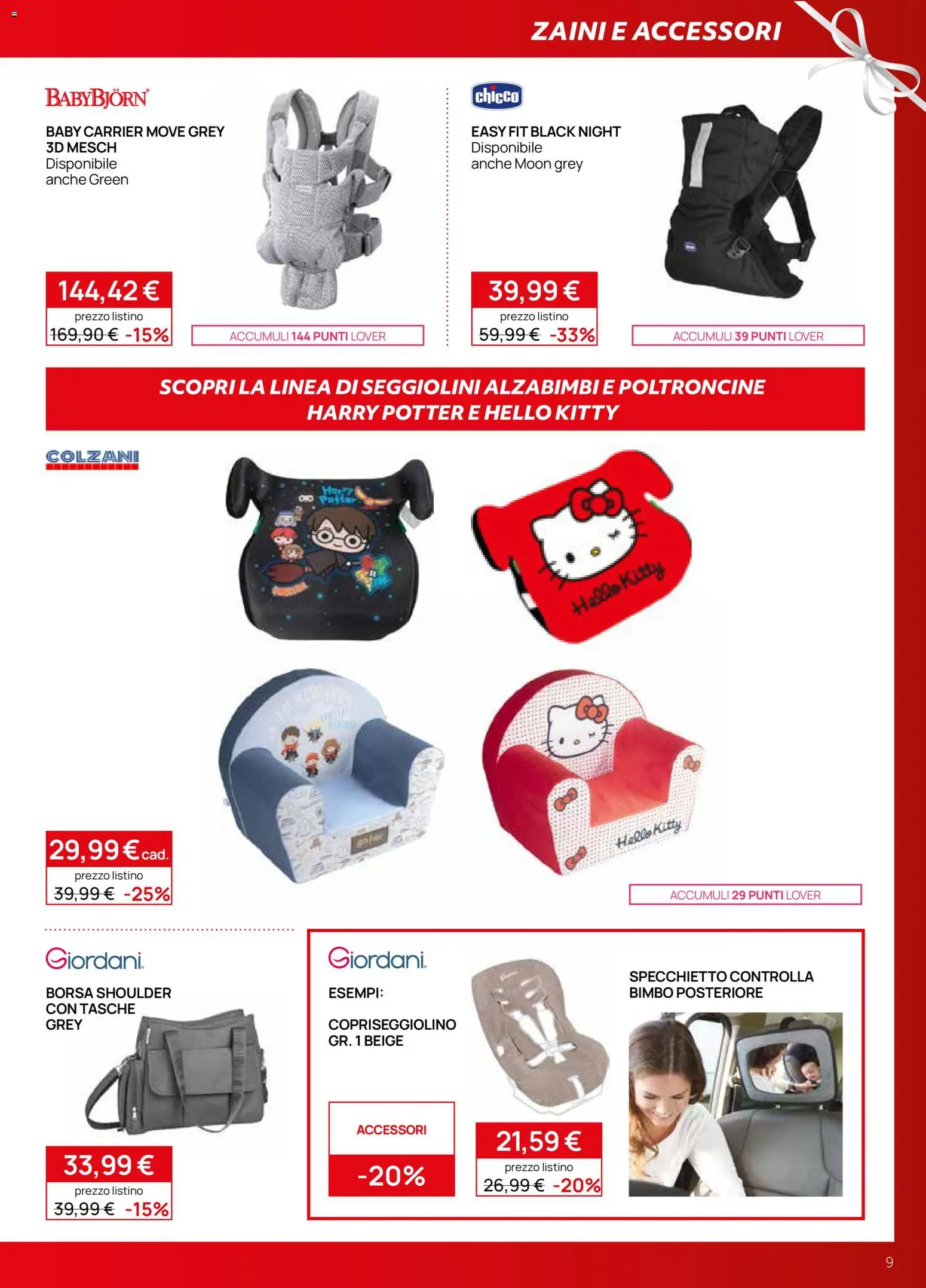 Volantino Prenatal del 02.12.2025 | Pagina: 9 | Prodotti: Borsa