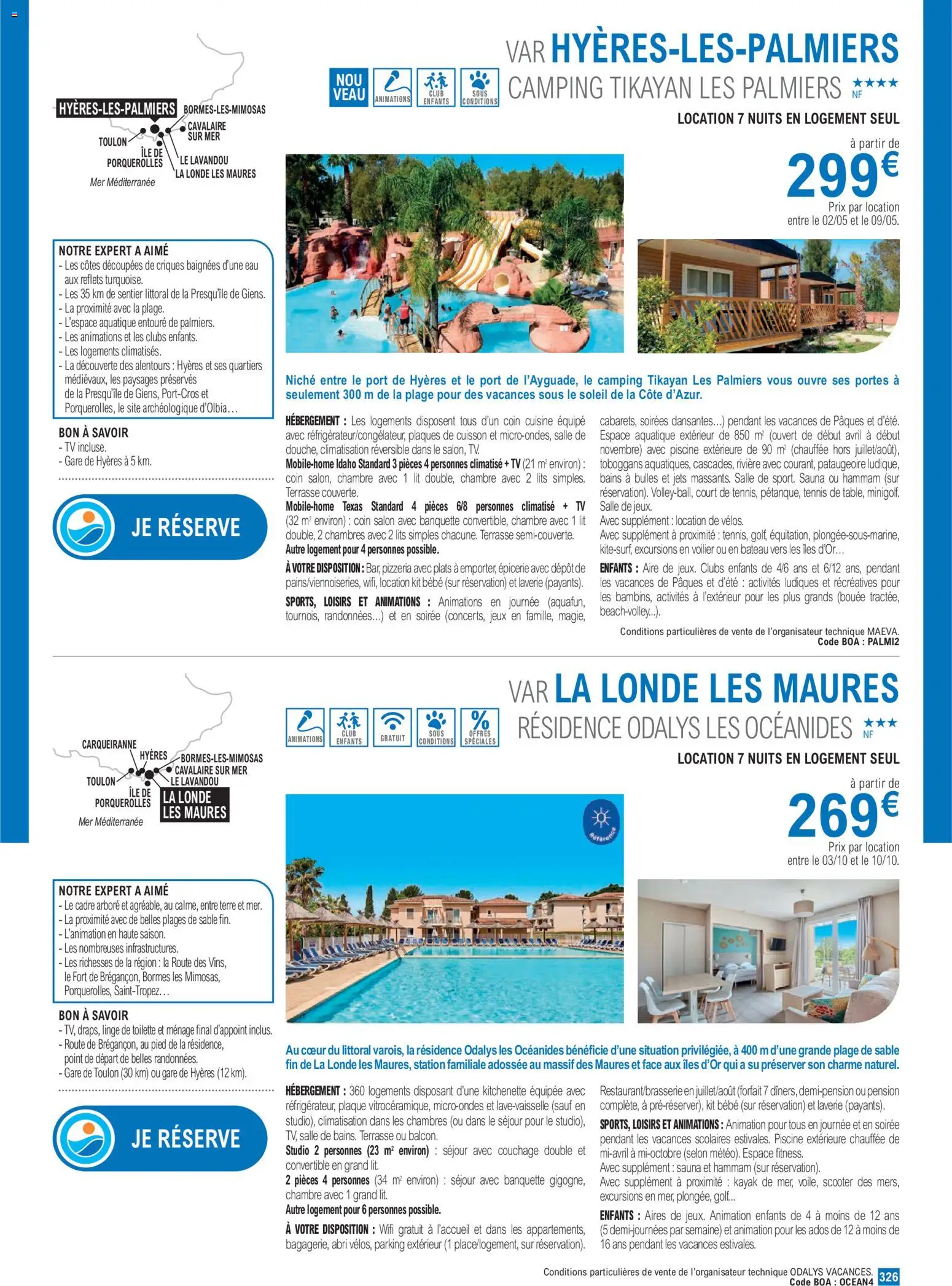 {H1} | Page: 326 | Produits: Climatisation, Kayak, Portes, Jeux