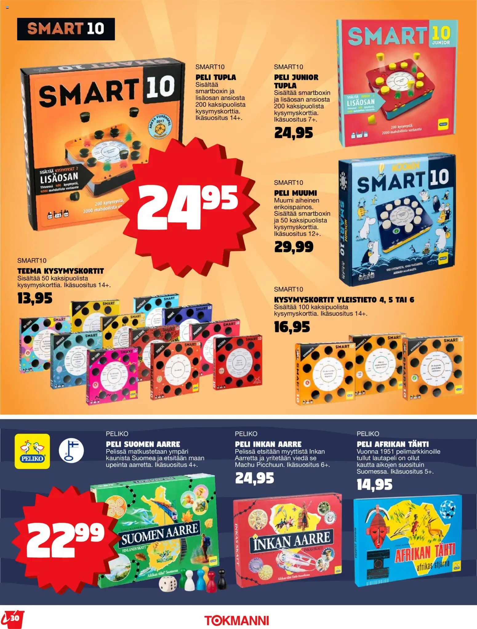 Tokmanni - Kesälelukuvasto 2026 – voimassa 27.04.2026 alkaen | Sivu: 30