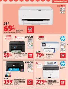 Auchan - Prévisualisation de Auchan - Bon Noël et Bonnes Affaires : Sélection hig-tech valide à partir de 02.12.2025 | Page: 25 | Produits: Imprimante, Cartouche, Ananas