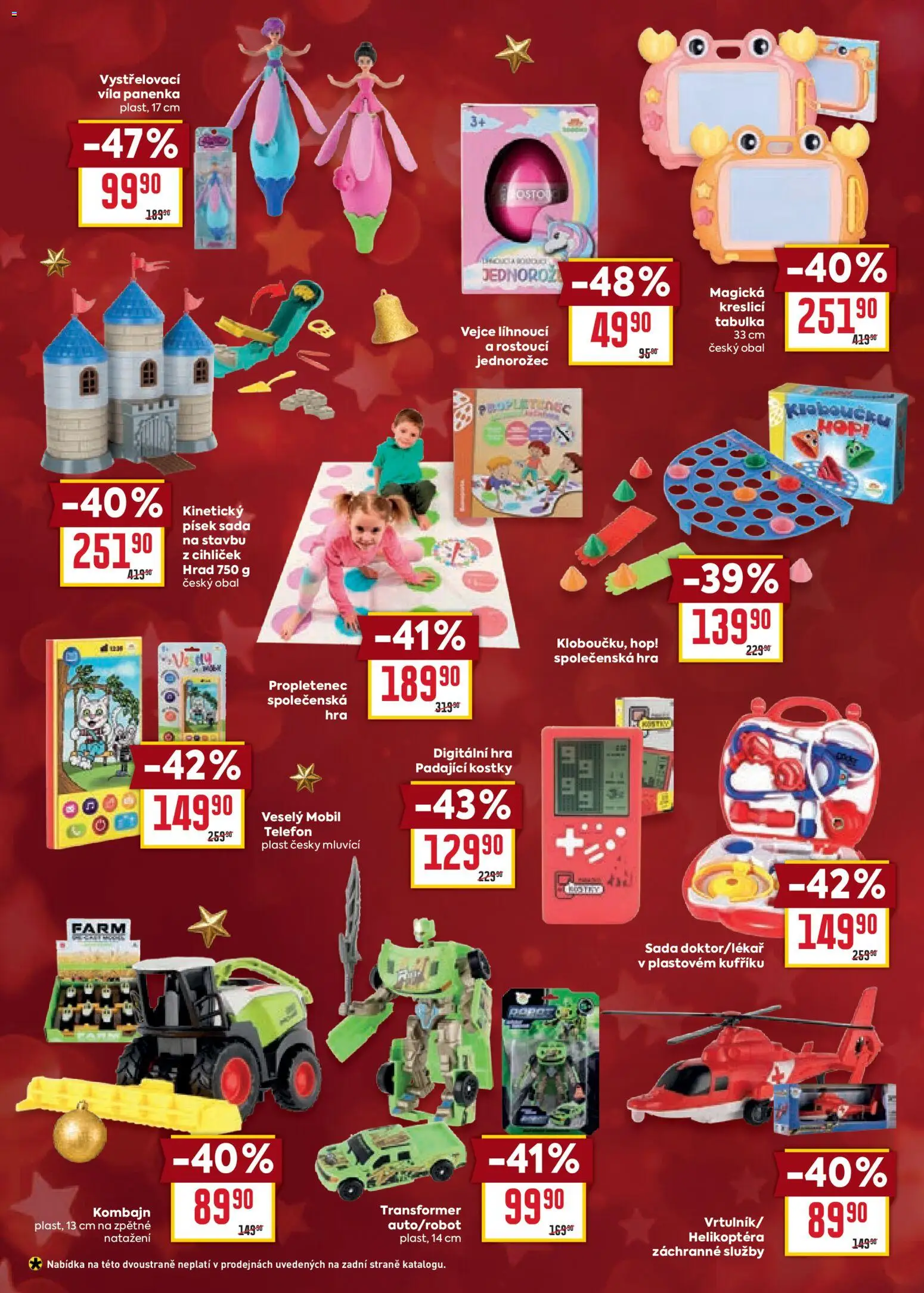 Billa leták - Vánoční nabídka od 12.11.2025 | Strana: 2 | Produkty: Panenka, Vejce, Telefon, Hra