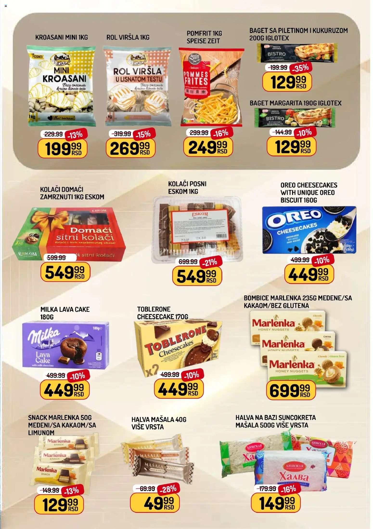 Aman katalog - važi od 21.11.2025 | Strana: 5 | Proizvode: Milka, Baget, Toblerone, Cheesecake