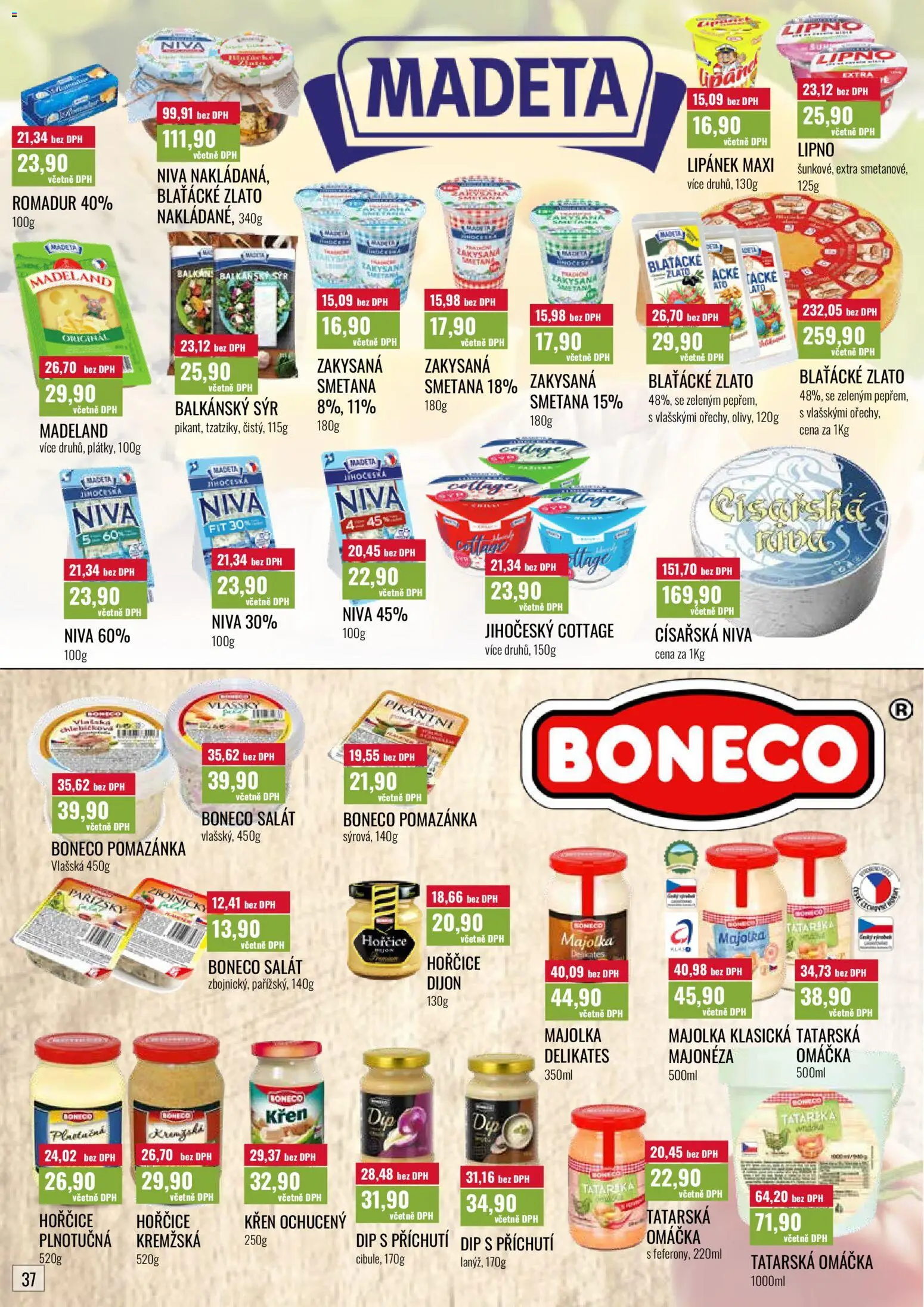 Ratio leták od 01.03.2026 | Strana: 37 | Produkty: Balkánský sýr, Romadur, Tatarská omáčka, Niva