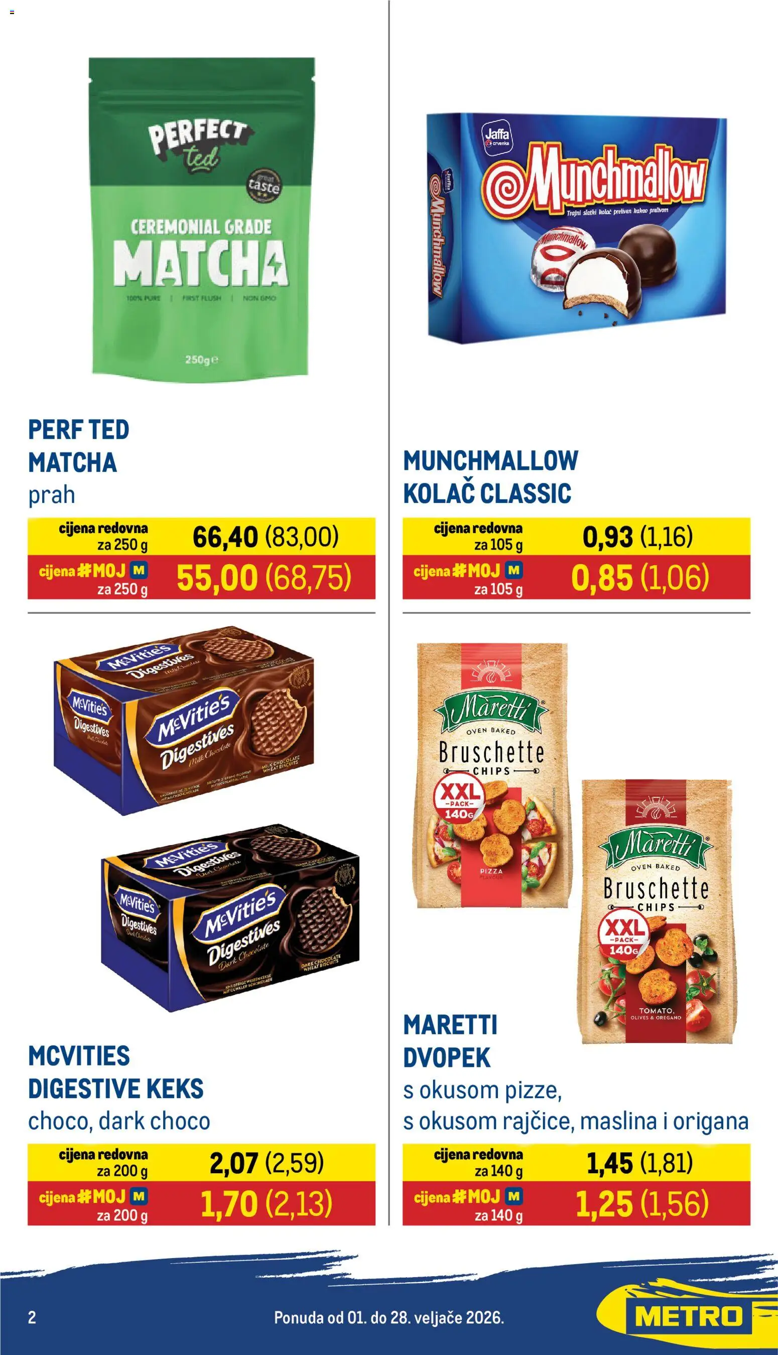 Metro katalog | vrijedi od 01.02.2026 | Stranica: 2 | Proizvodi: Pizza, Dvopek, Keks