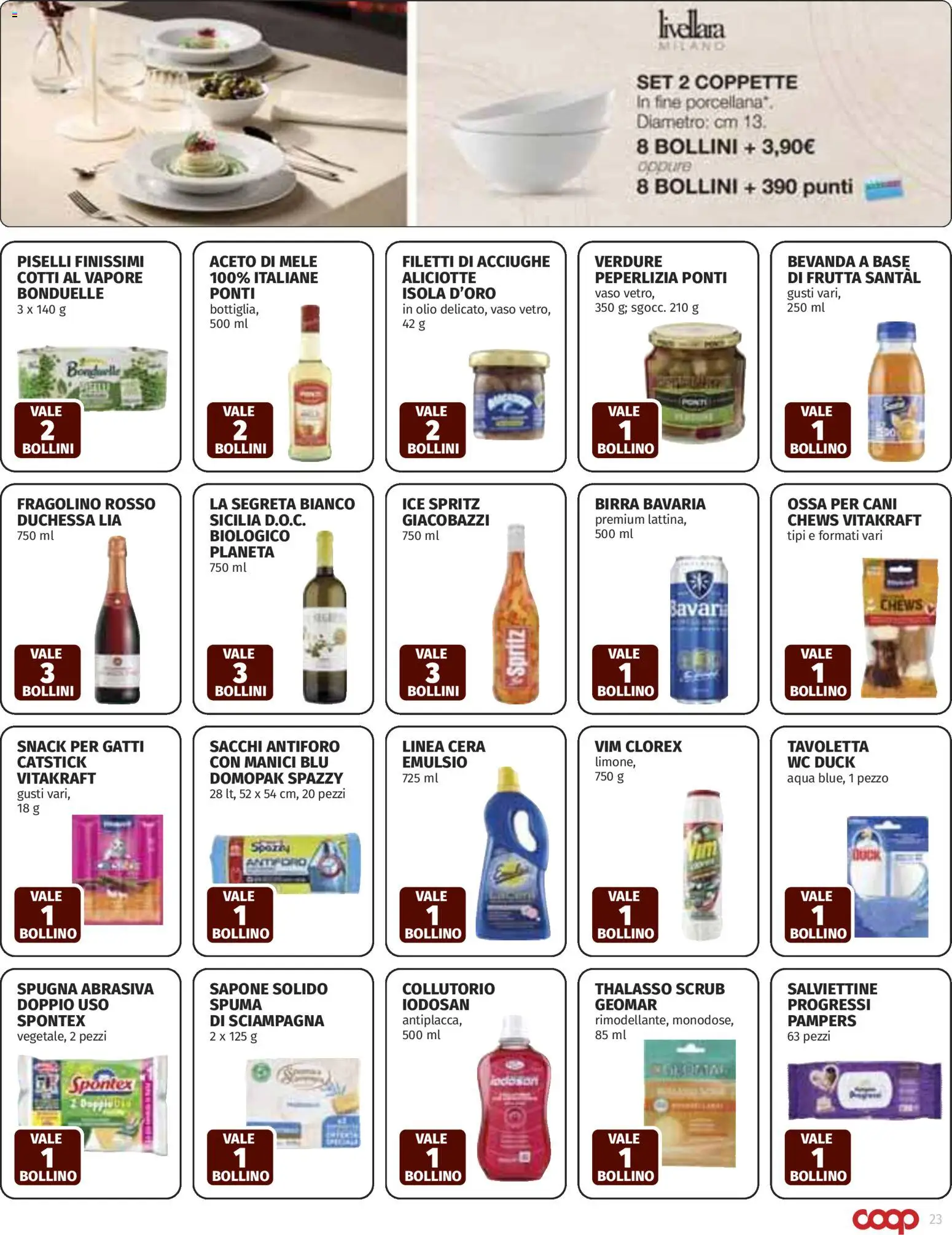 Volantino COOP del 19.02.2026 | Pagina: 23 | Prodotti: Collutorio, Mele, Verdure, Acciughe