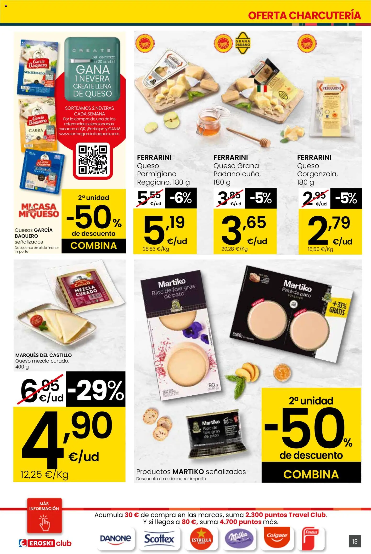 Eroski - Quieres ahorrar conmigo Center │ válido desde el 26.03.2026 | Página: 13 | Productos: Queso, Paté, Nevera