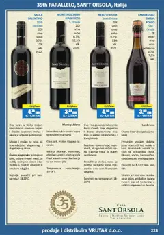 Vrutak - Vinski Katalog - Pregled kataloga iz trgovine Vrutak, vrijedi od 01.11.2024 | Stranica: 223 | Proizvodi: Miris, Meso, Vino
