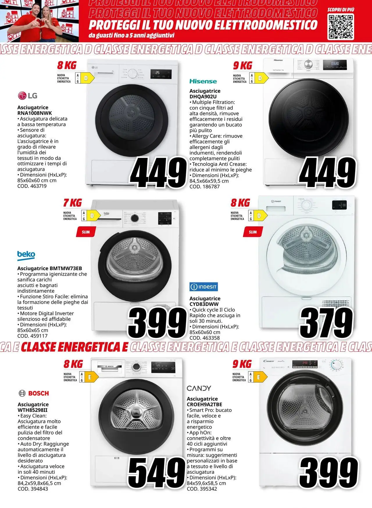 Volantino Media World del 03.10.2025 | Pagina: 7 | Prodotti: Asciugatrice