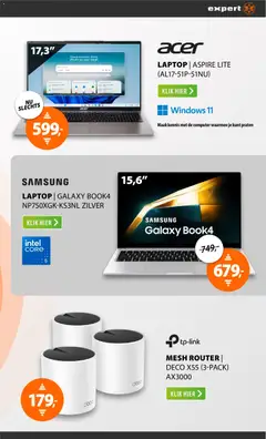 Expert folder - Voorbeeld van een folder van Expert, geldig van 06.04.2026 | Pagina: 9 | Producten: Router, Laptop, Computer