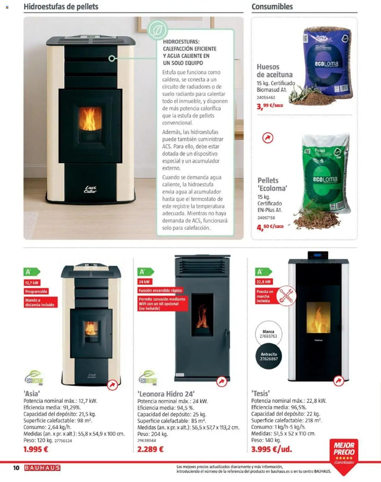 Bauhaus - Calefacción │ válido desde el 16.09.2025 | Página: 10 | Productos: Peso