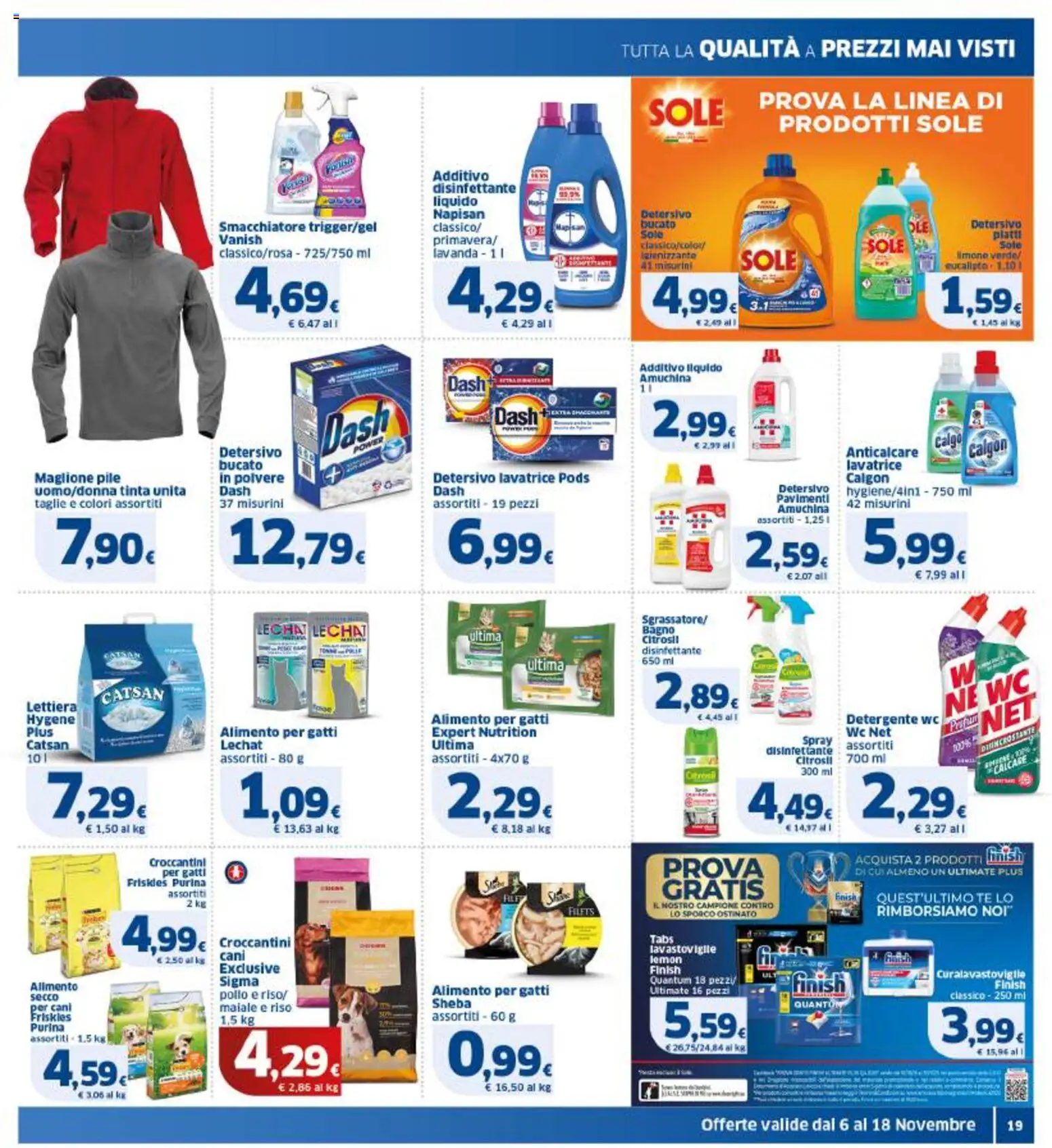 Volantino SIGMA del 06.11.2025 | Pagina: 19 | Prodotti: Smacchiatore, Tè, Maglione, Lavanda