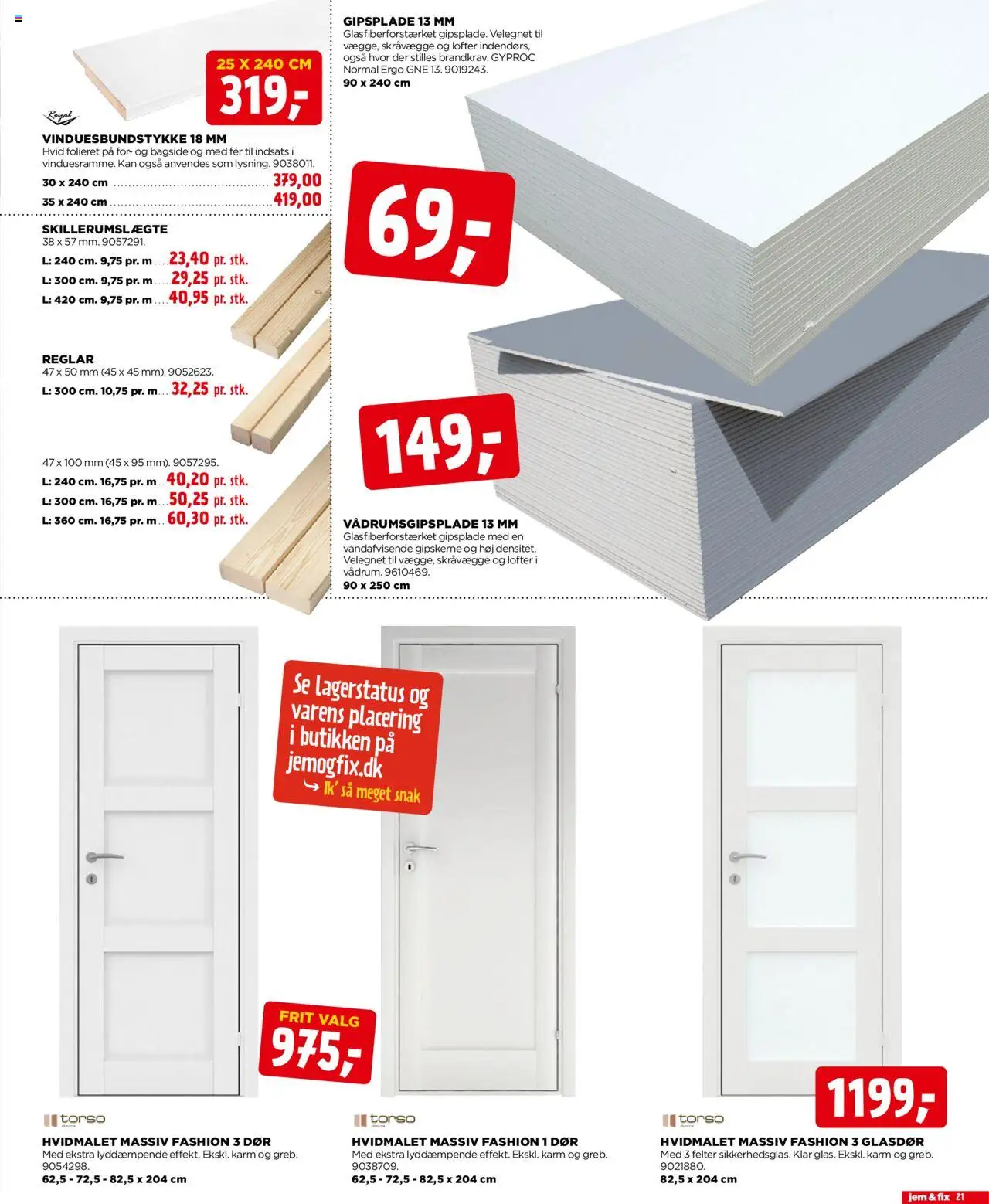 Jem & fix Tilbudsavis gyldig fra 29.06.2025 | Side: 21 | Produkter: Søm