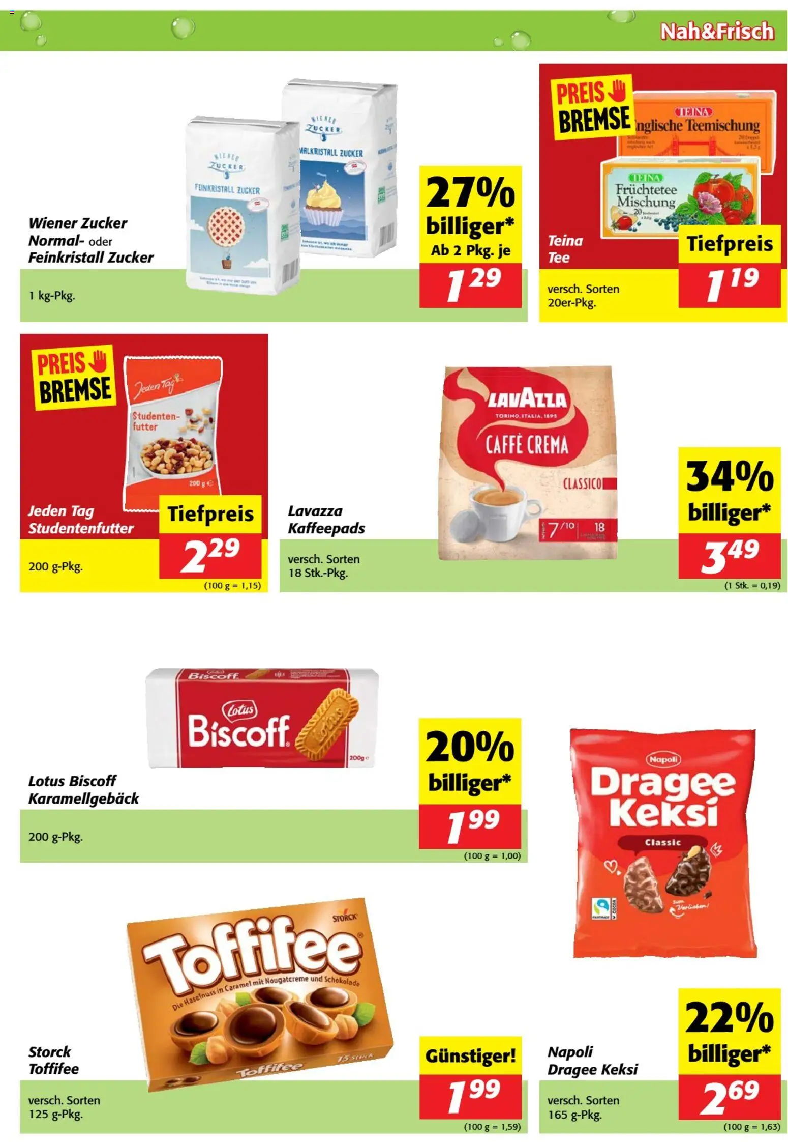 Nah und Frisch Flugblatt gültig ab 11.02.2026 | Seite: 9 | Produkte: Zucker, Schokolade