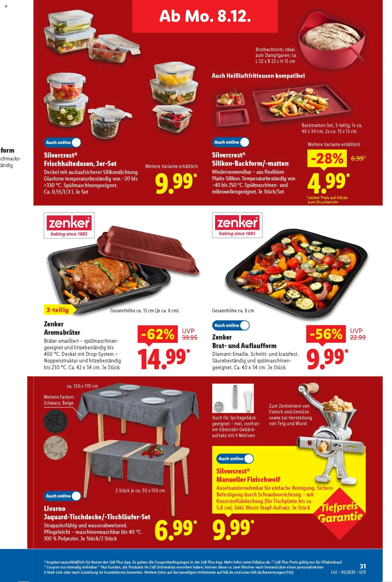 Lidl - Prospekt – gültig ab 08.12.2025 | Seite: 15 | Produkte: Gemüse, Wurst, Fleisch