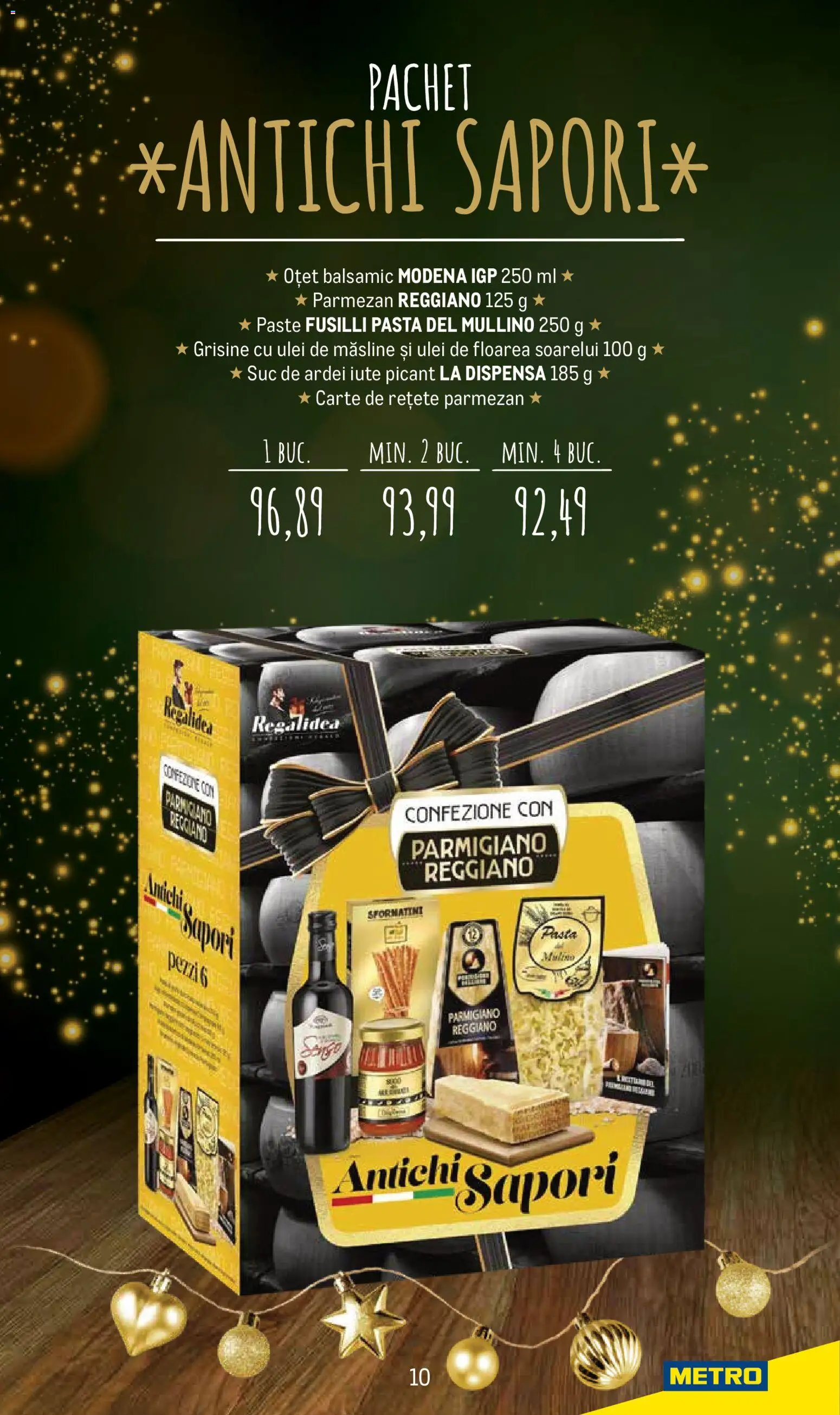 Noul catalog Metro – valabil de la 24.11.2025 | Pagină: 10 | Produse: Ardei, Ardei iute, Ulei, Parmezan