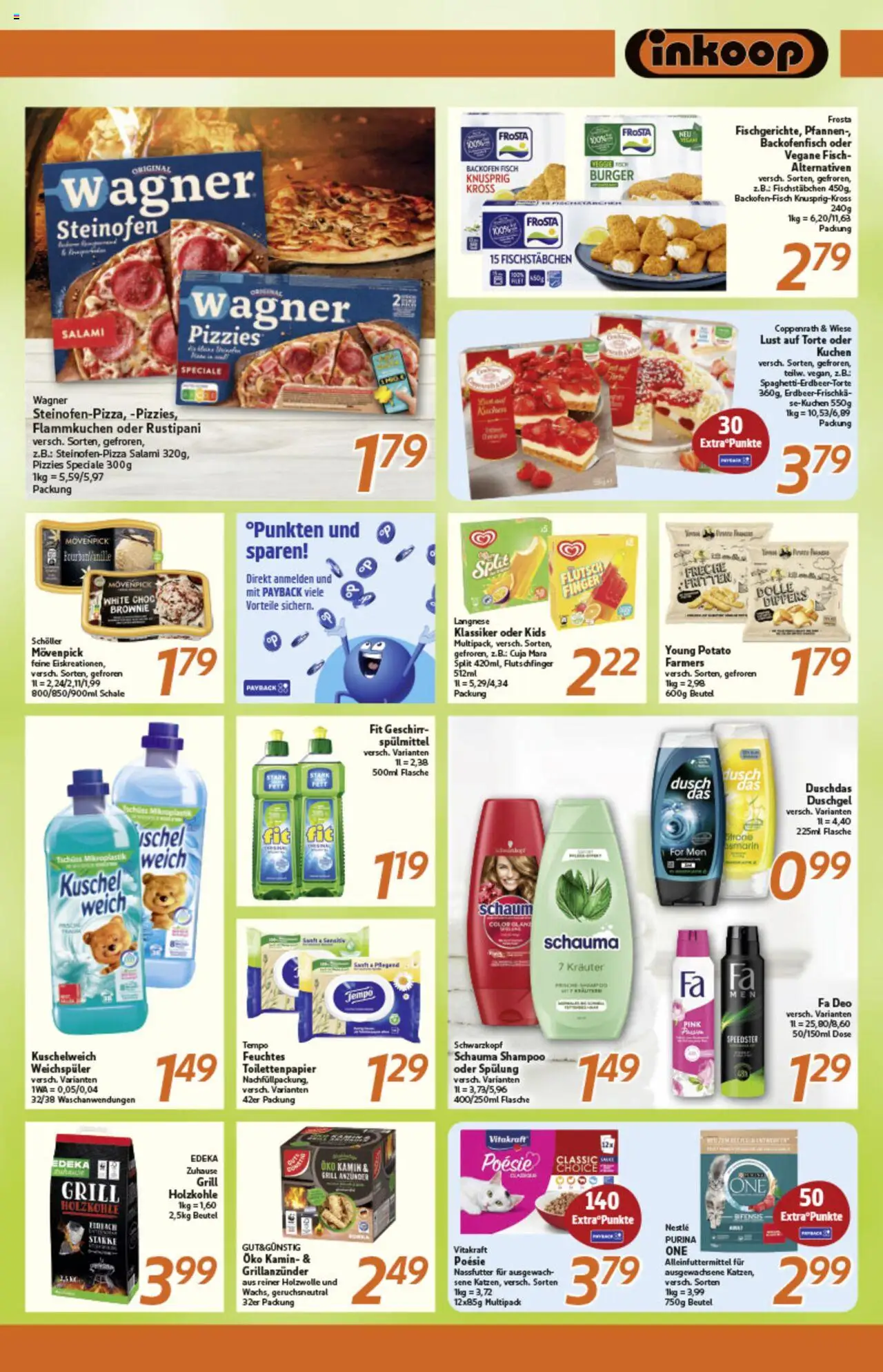 Inkoop Prospekt 	 - gültig ab dem 04.08.2025 | Seite: 6 | Produkte: Shampoo, Fisch, Weichspüler, Kuchen