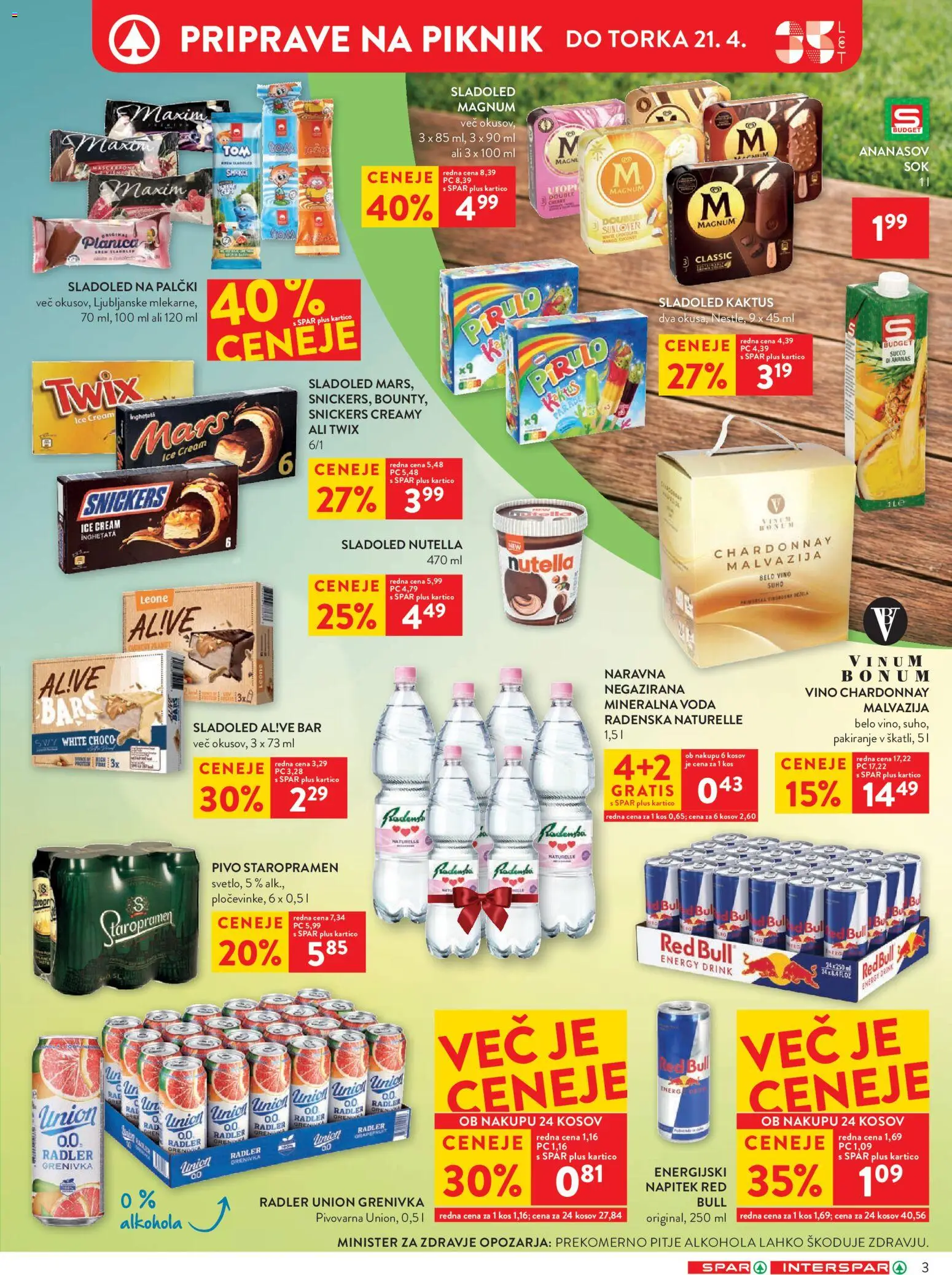 Novi Spar katalog ponudbe – veljaven od 15.04.2026 | Stran: 3