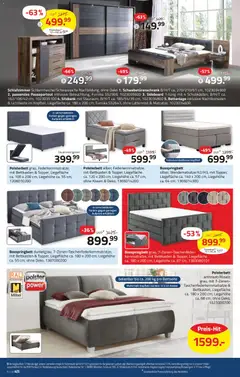 Roller Prospekt 	 ab 08.03.2026 gültig | Seite: 6 | Produkte: Sitzbank, Kissen, Lattenrost, Boxspringbett