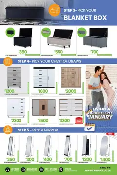 Fair Price specials catalogue – valid from 01.01.2026 | Page: 17 | Products: Blanket box, Blanket, Box, Mirror