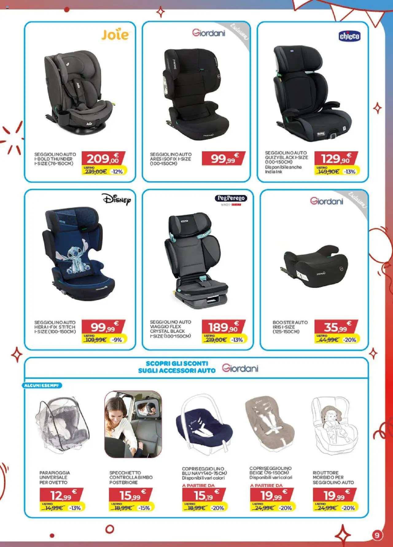 Volantino Bimbo store del 02.10.2025 | Pagina: 9 | Prodotti: Seggiolino