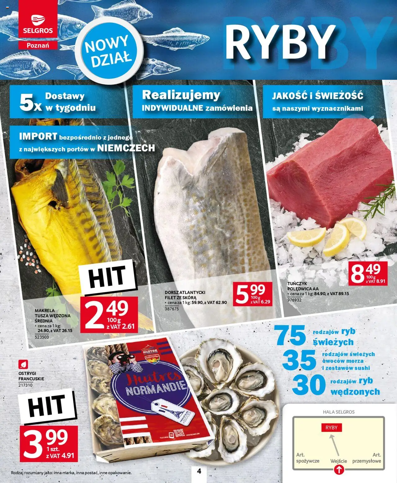 Selgros cash&carry - Selgros 2.0 smakuje lepiej! od 23.10.2025 | Strona: 4 | Produkty: Dorsz atlantycki, Dorsz, Makrela, Ryby