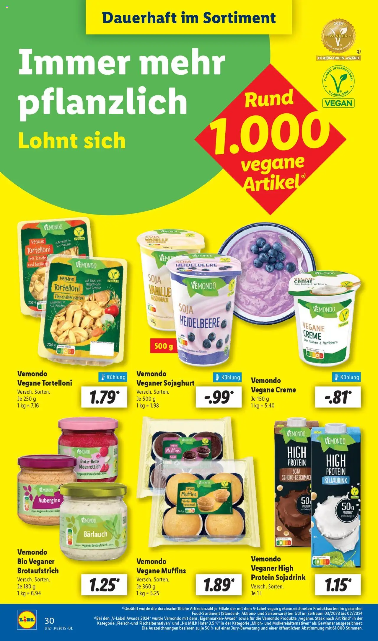 Lidl Prospekt Zossen	 - gültig ab dem 18.08.2025 | Seite: 54 | Produkte: Creme, Aubergine, Steak, Flocken