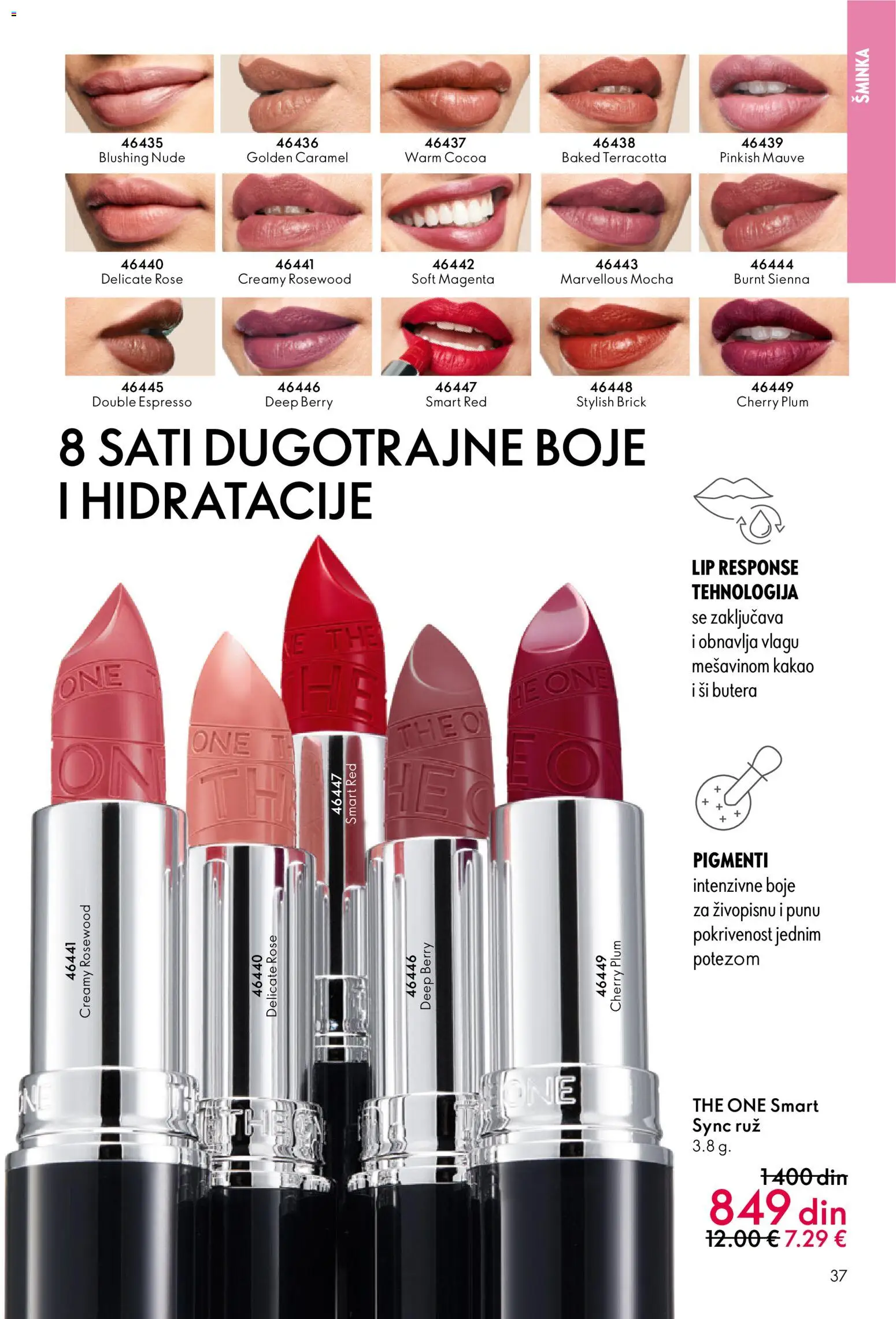 Oriflame katalog - važi od 31.12.2025 | Strana: 37 | Proizvode: Šminka