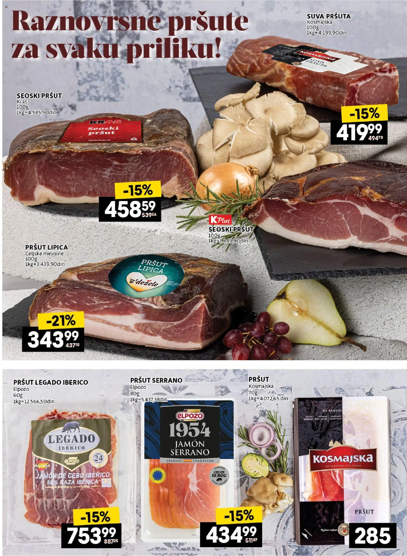 Idea katalog - važi od 23.10.2025 | Strana: 8 | Proizvode: Pršut