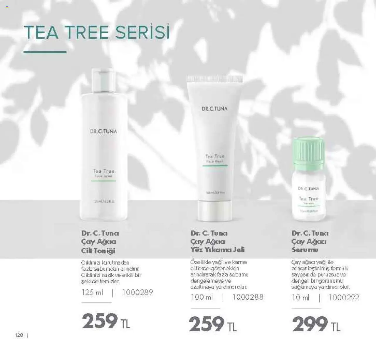 Farmasi Katalog - 01.09.2025 tarihinden itibaren geçerlidir | Sayfa: 128 | Ürünler: Çay, Toner