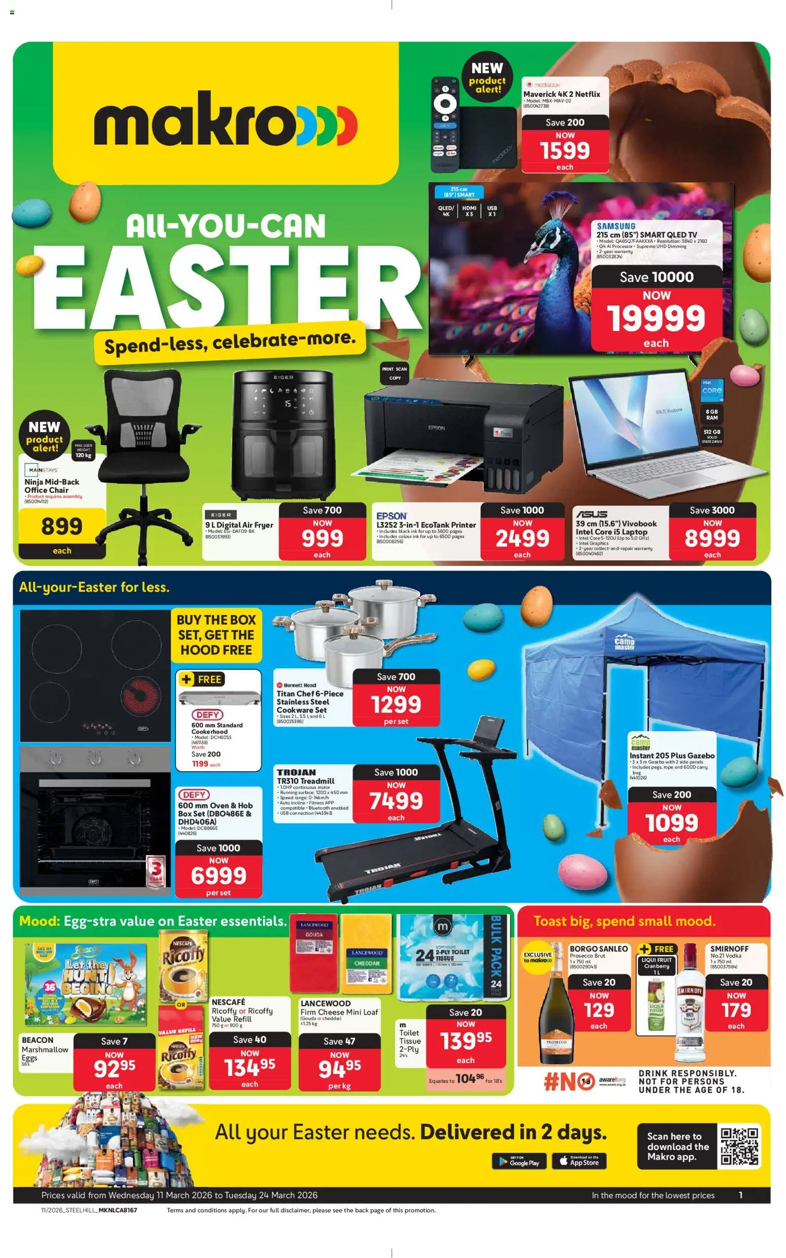 New Makro catalogue – valid from 11.03.2026 | Page: 1 | Products: USB, Air fryer, Cheese, Fruit