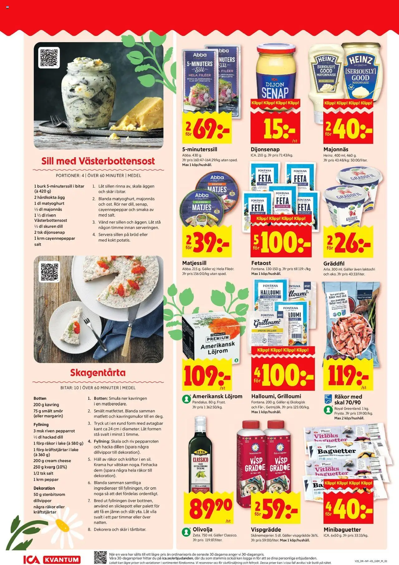 ICA Kvantum reklamblad aktuell från 16.06.2025 | Sida: 2 | Produkter: Kräftor, Peppar, Ägg, Pepparrot