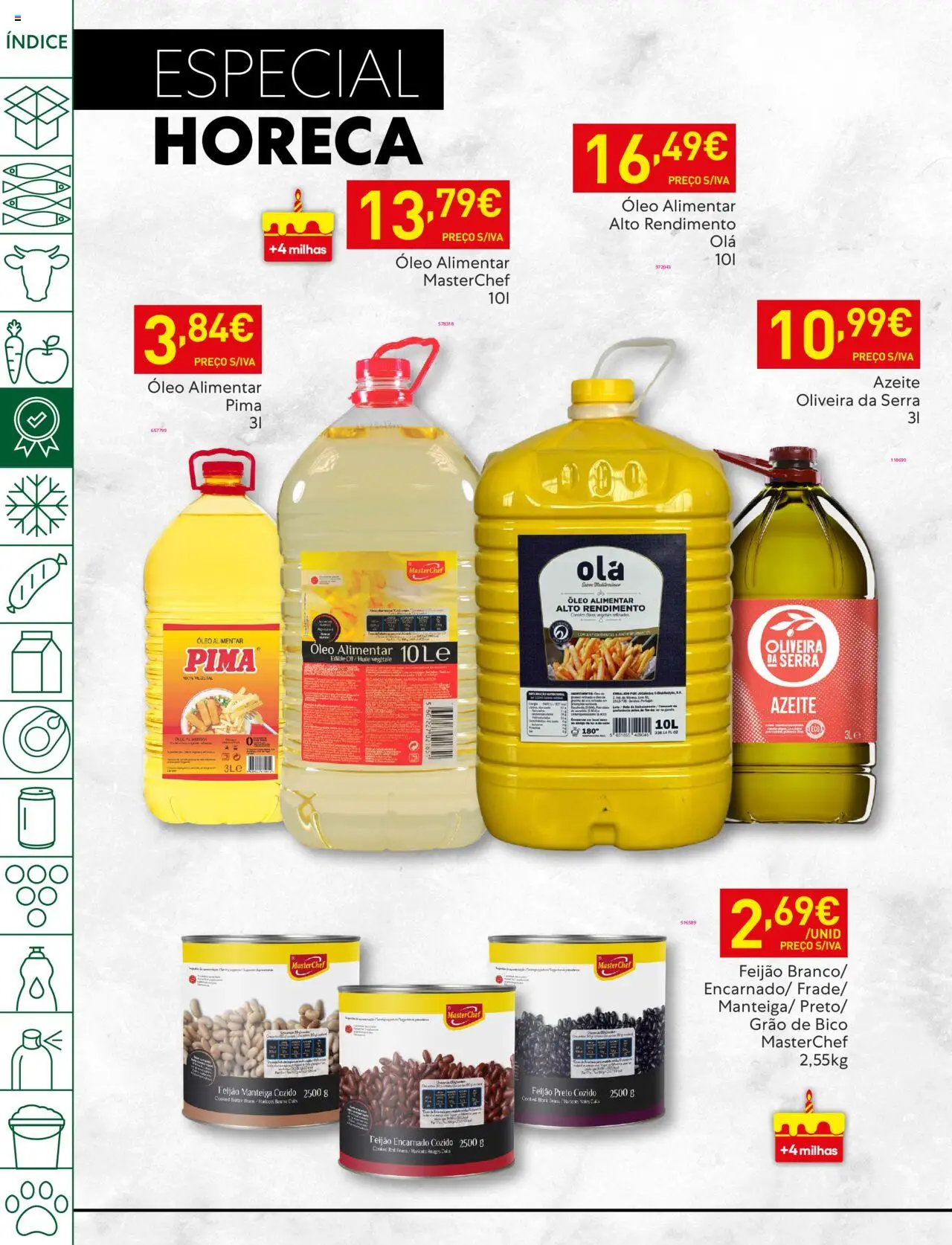 Recheio folheto │ válido de 21.10.2025 | Página: 16 | Produtos: Azeite, Manteiga, Óleo