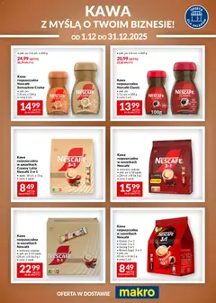 Pogląd oferty "Makro Gazetka - Kawa Nescafe" - ważna od 01.12.2025