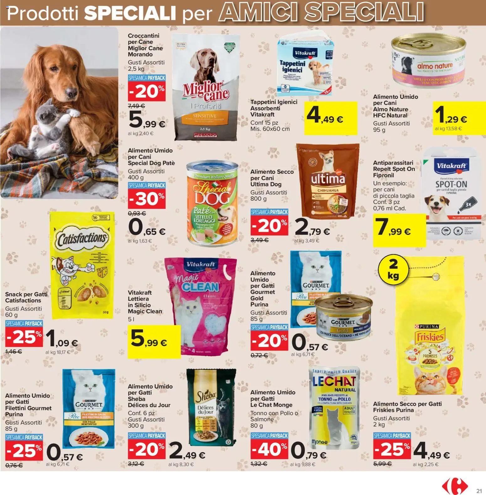 Volantino Carrefour del 17.02.2026 | Pagina: 21 | Prodotti: Paté, Pollo, Salsa, Sale