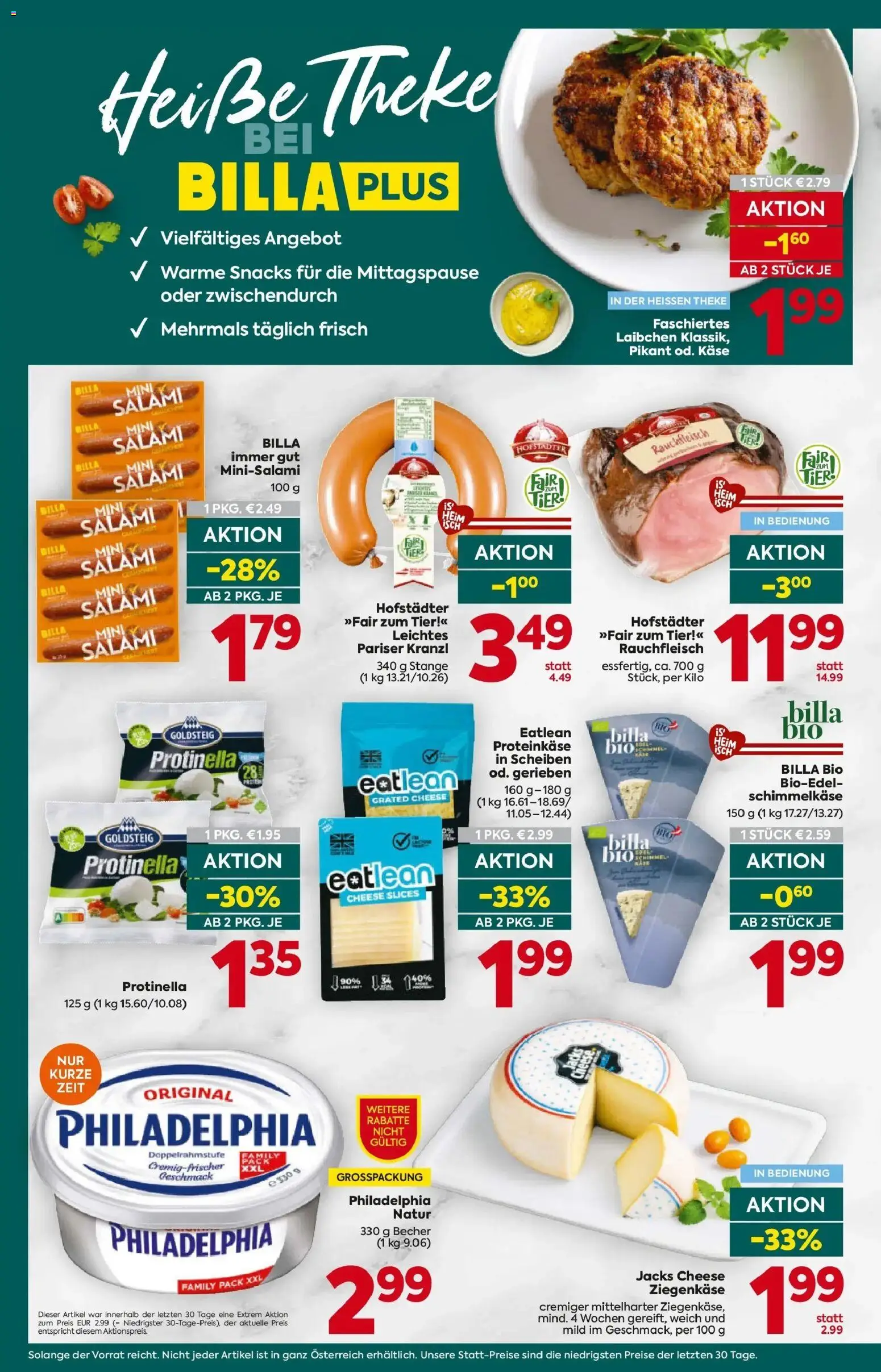 Billa Plus Flugblatt - Wien gültig ab 08.01.2026 | Seite: 12 | Produkte: Käse, Salami