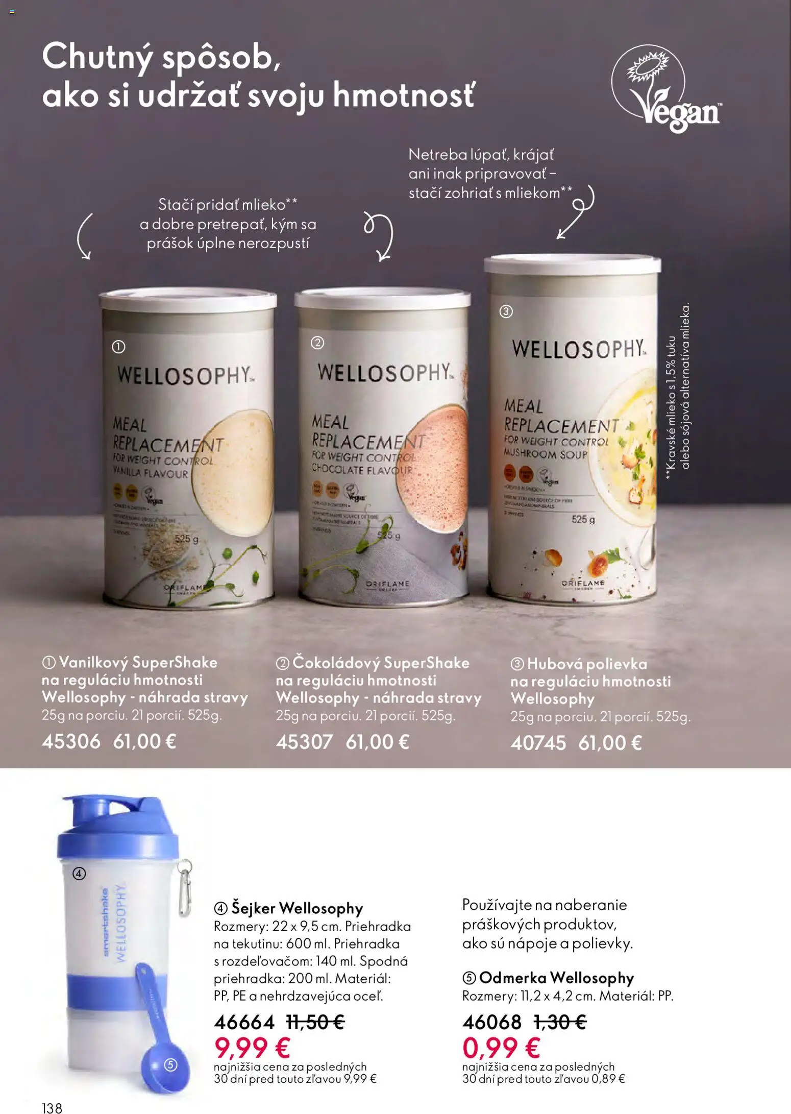 Nové Oriflame akcie – leták je platný od 11.02.2026 | Strana: 138 | Produkty: Mlieko