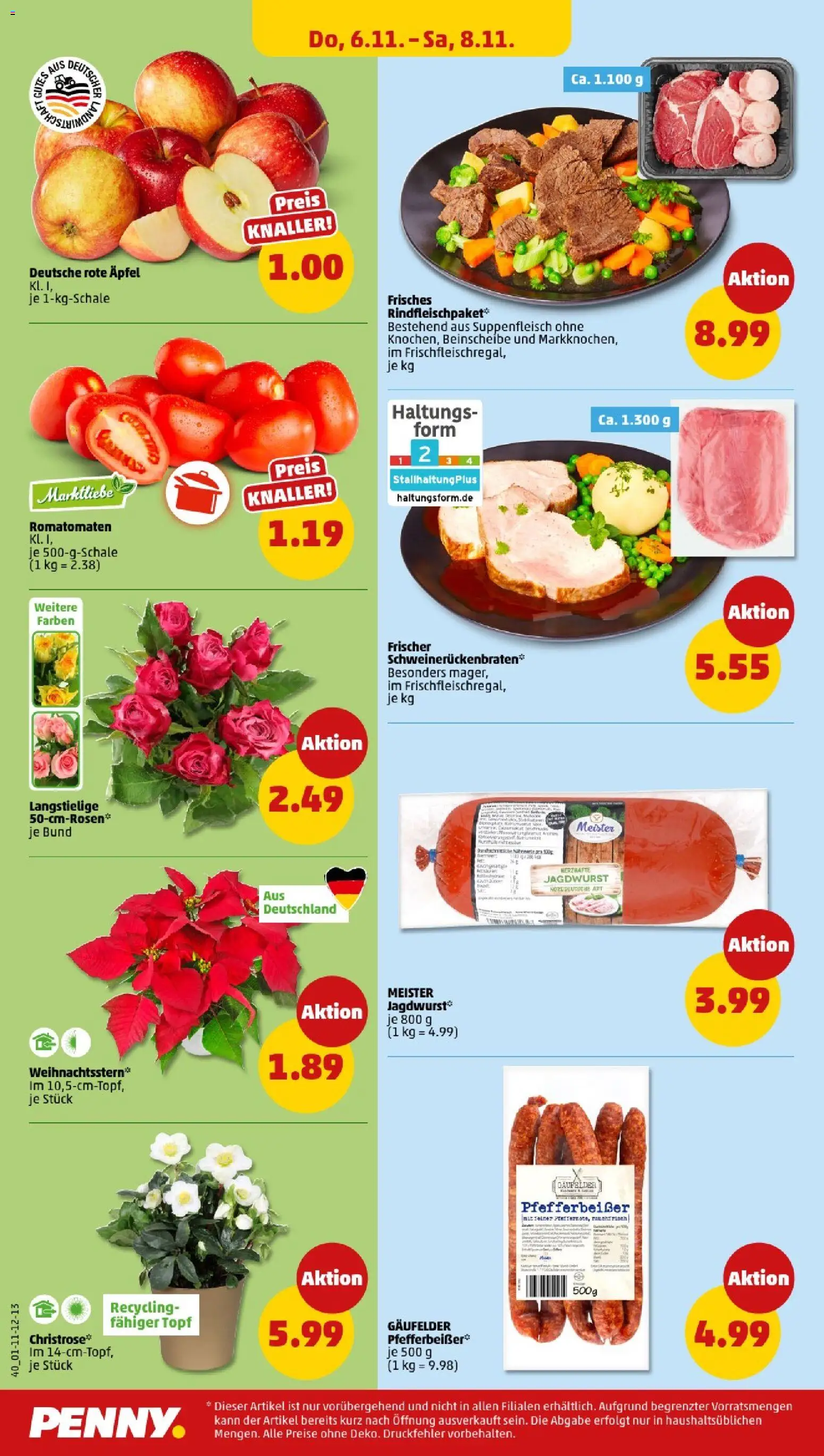 Penny - Berlin – gültig ab 03.11.2025 | Seite: 42 | Produkte: Äpfel, Suppenfleisch