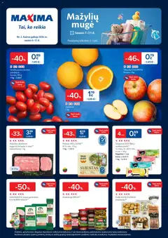 MAXIMA leidinys galioja nuo 06.01.2026