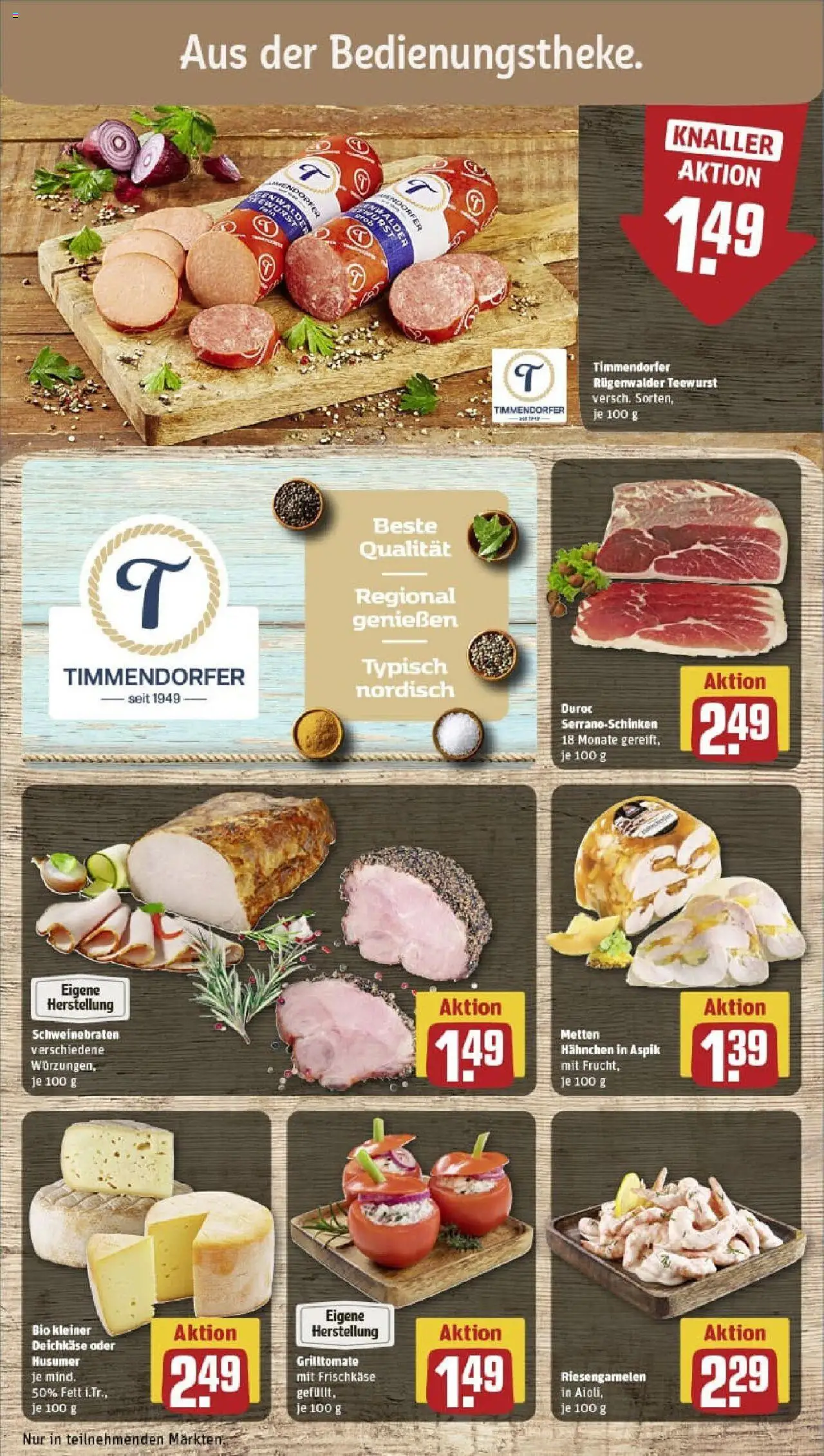 Rewe prospekt Braunschweig / Watenbüttel	 - gültig ab dem 06.07.2025 | Seite: 11 | Produkte: Hahnchen, Wurst, Frischkase