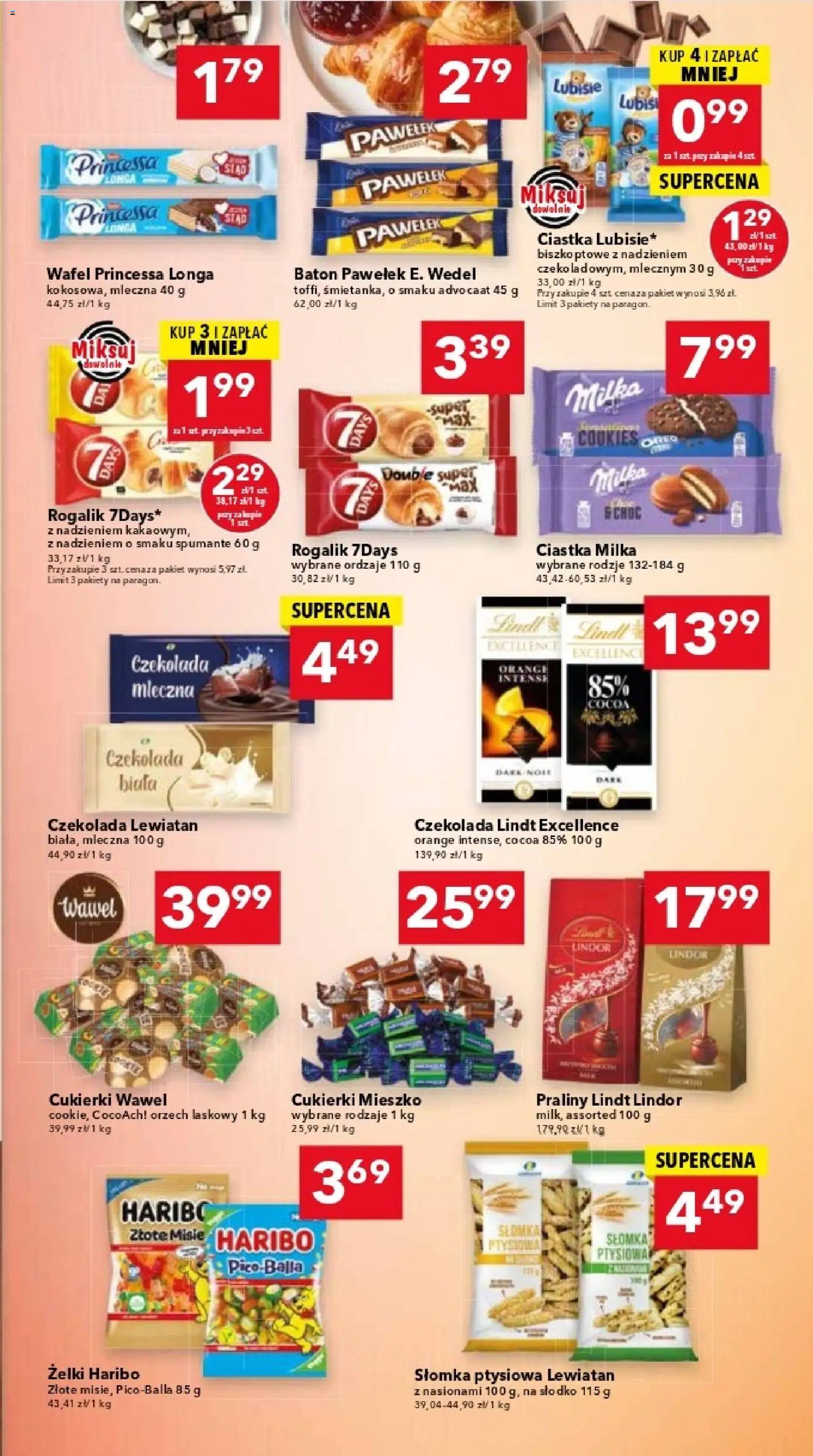 Lewiatan gazetka - Gdańsk od 20.11.2025 | Strona: 5 | Produkty: Czekolada lindt, Praliny, Czekolada, Cukierki