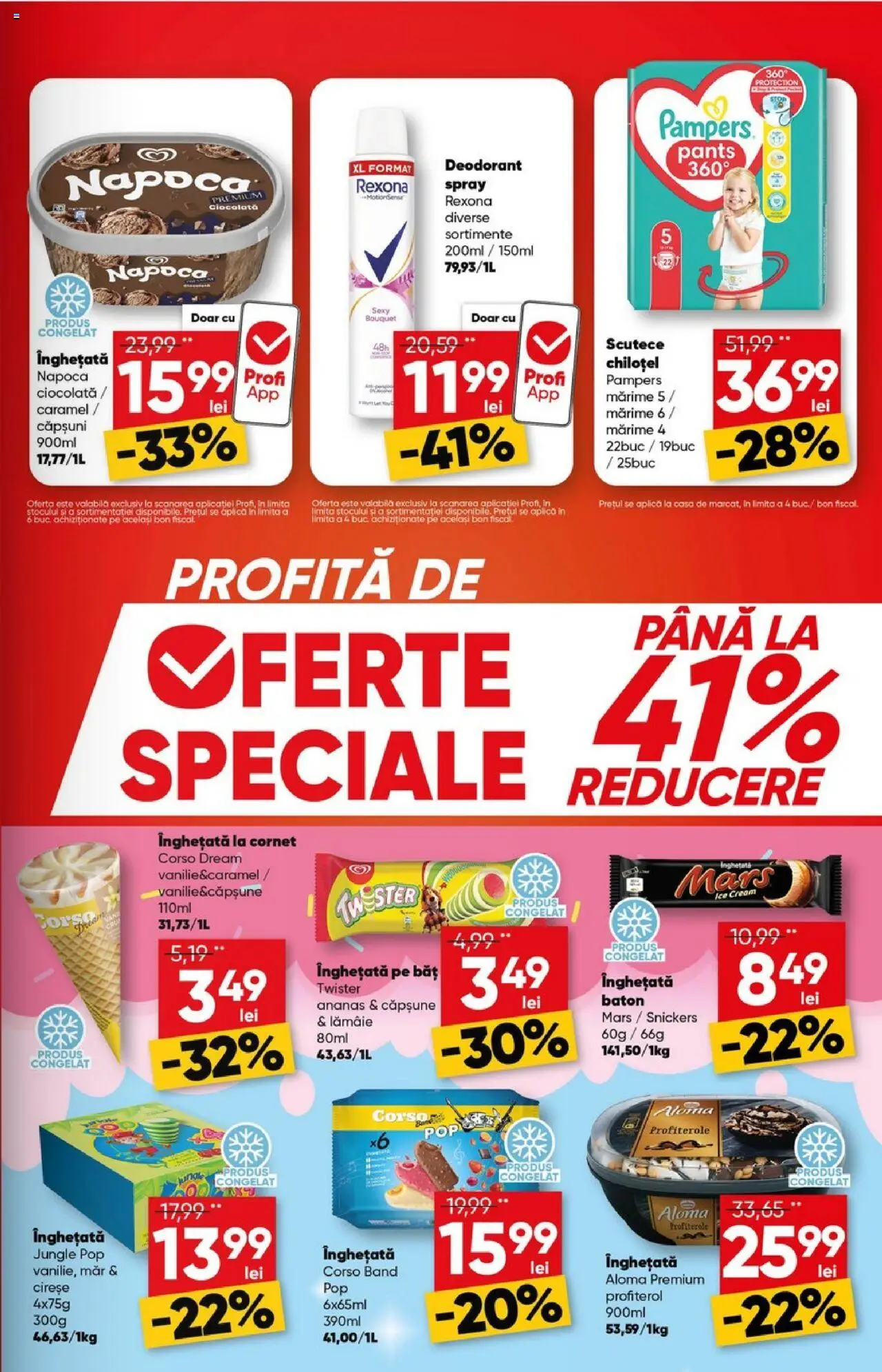 Catalog Profi Super – valabil de la 23.07.2025 | Pagină: 3 | Produse: Deodorant, Ananas, Cireșe, Scutece