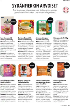 K-Supermarket-mainoslehti voimassa 04.02.2026 alkaen | Sivu: 33 | Tuotteet: Meetvursti, Jauheliha, Kana, Granola