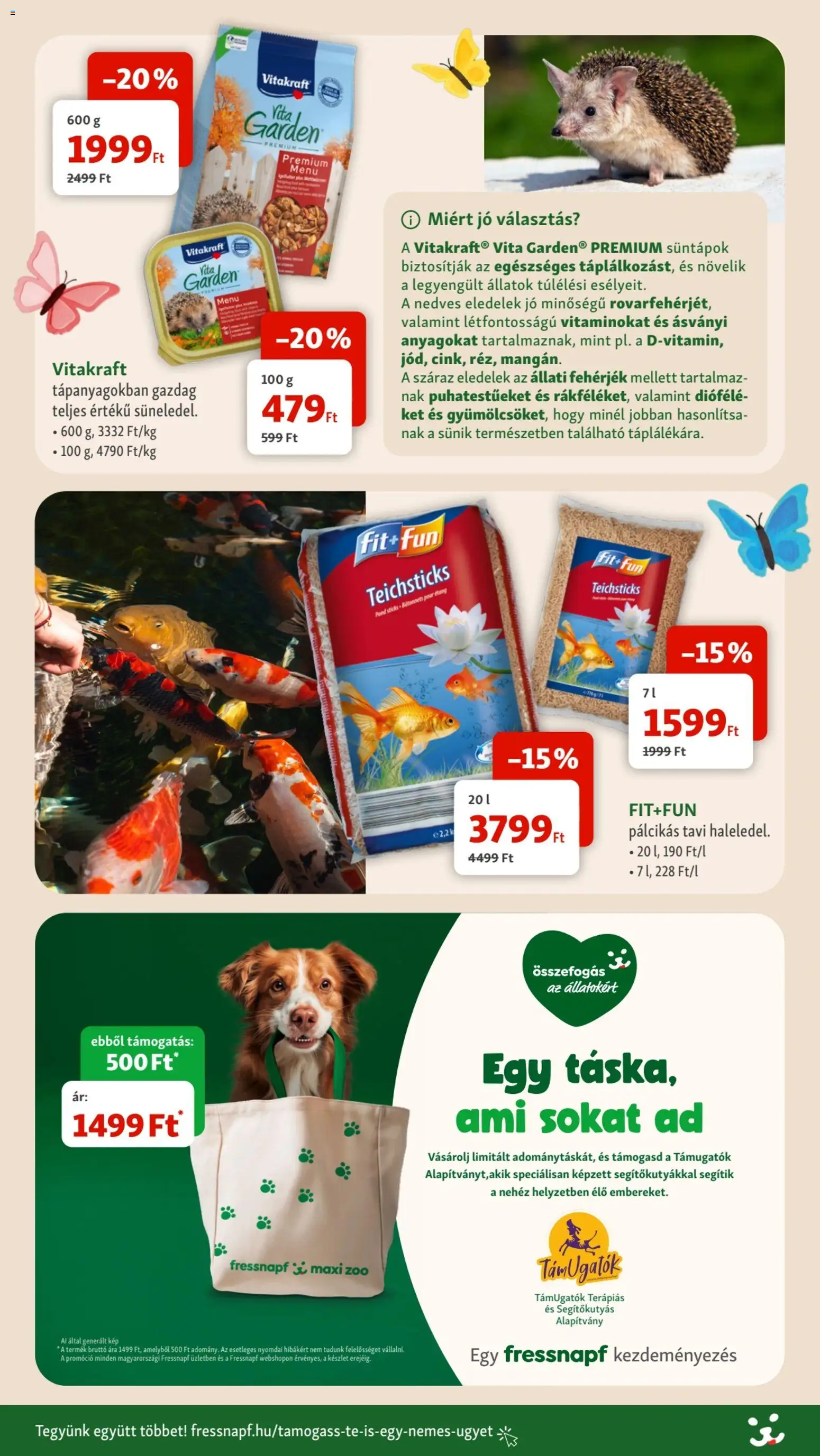 Fressnapf akciós ujság - amely érvényes a következő dátumtól: 09.04.2026 | Oldal: 17